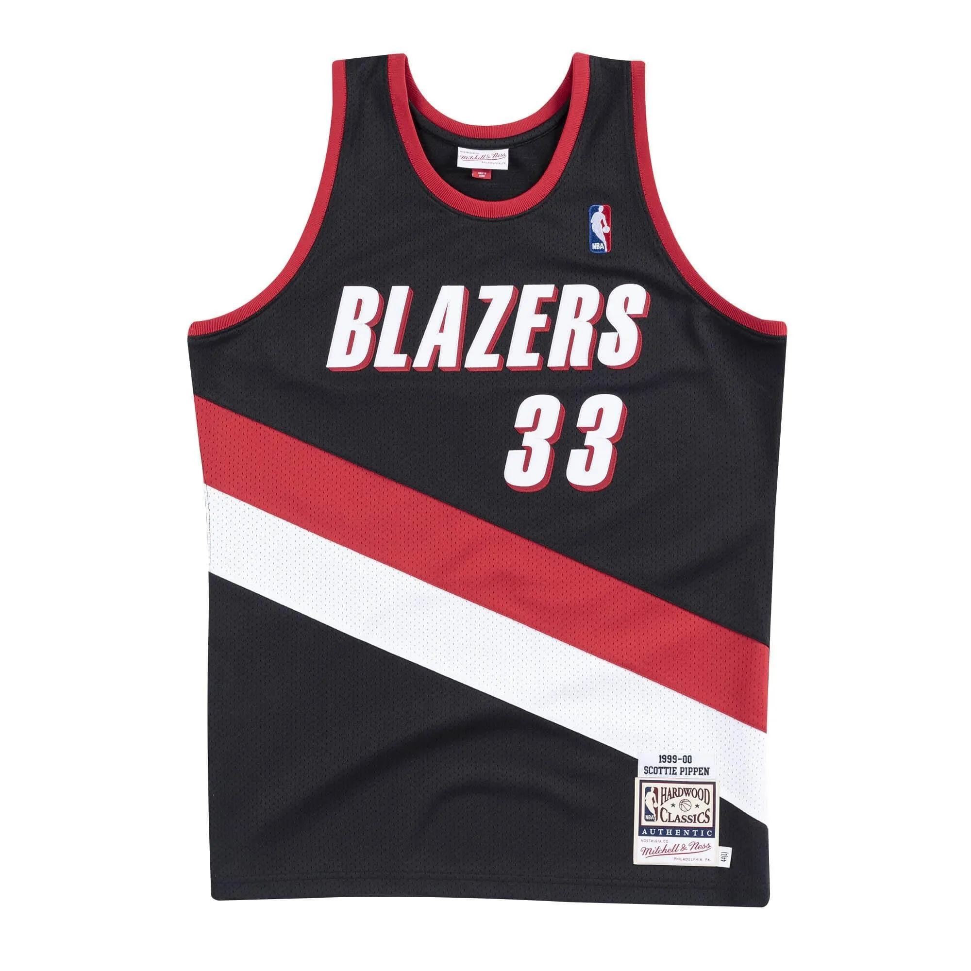 Men's Mitchell & Ness NBA Authentic Jersey Trail Blazers 1999-00 Scottie Pippen sold by Zulily