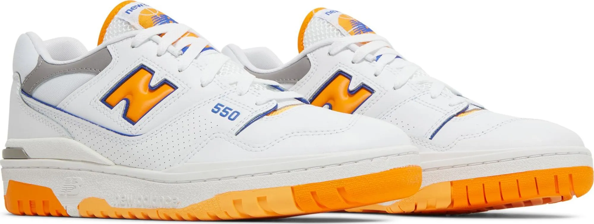 Men's New Balance 550 'White Vibrant Orange' sold by Zulily product image thumbnail 2