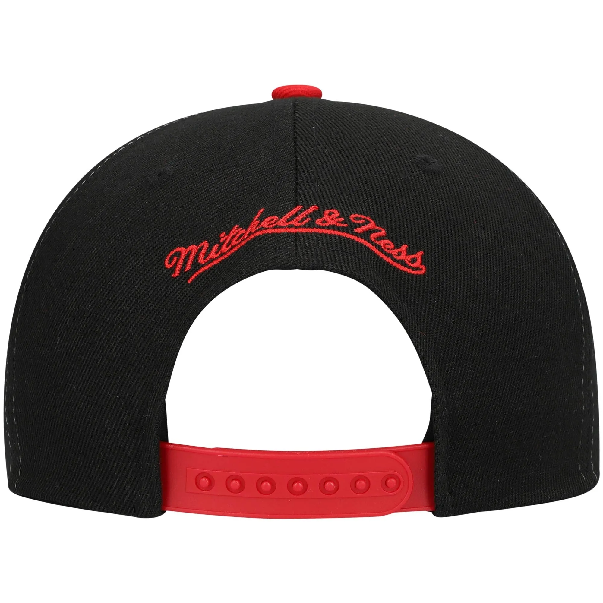 Men's Mitchell & Ness NBA Sharktooth Snapback Hwc Heat - Black-Red sold by Zulily product image thumbnail 4
