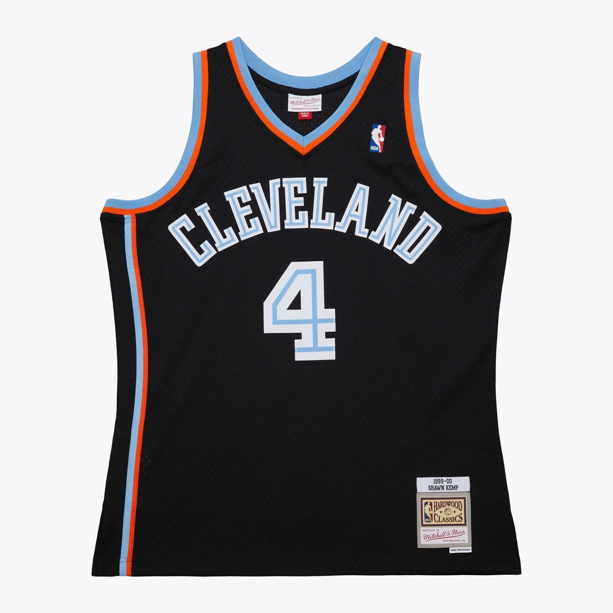 Men's Mitchell & Ness NBA Dark Jersey Cavaliers 1999 Shawn Kemp sold by Zulily