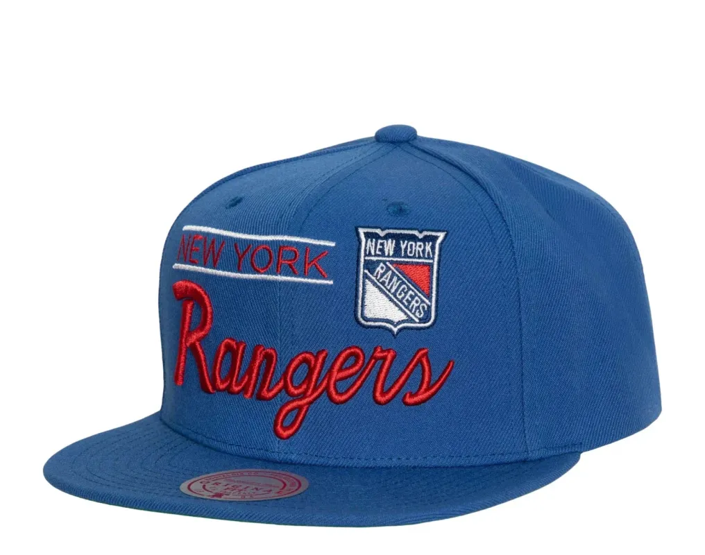 Men's Mitchell & Ness Nhl Retro Lock Up Snapback Rangers sold by Zulily
