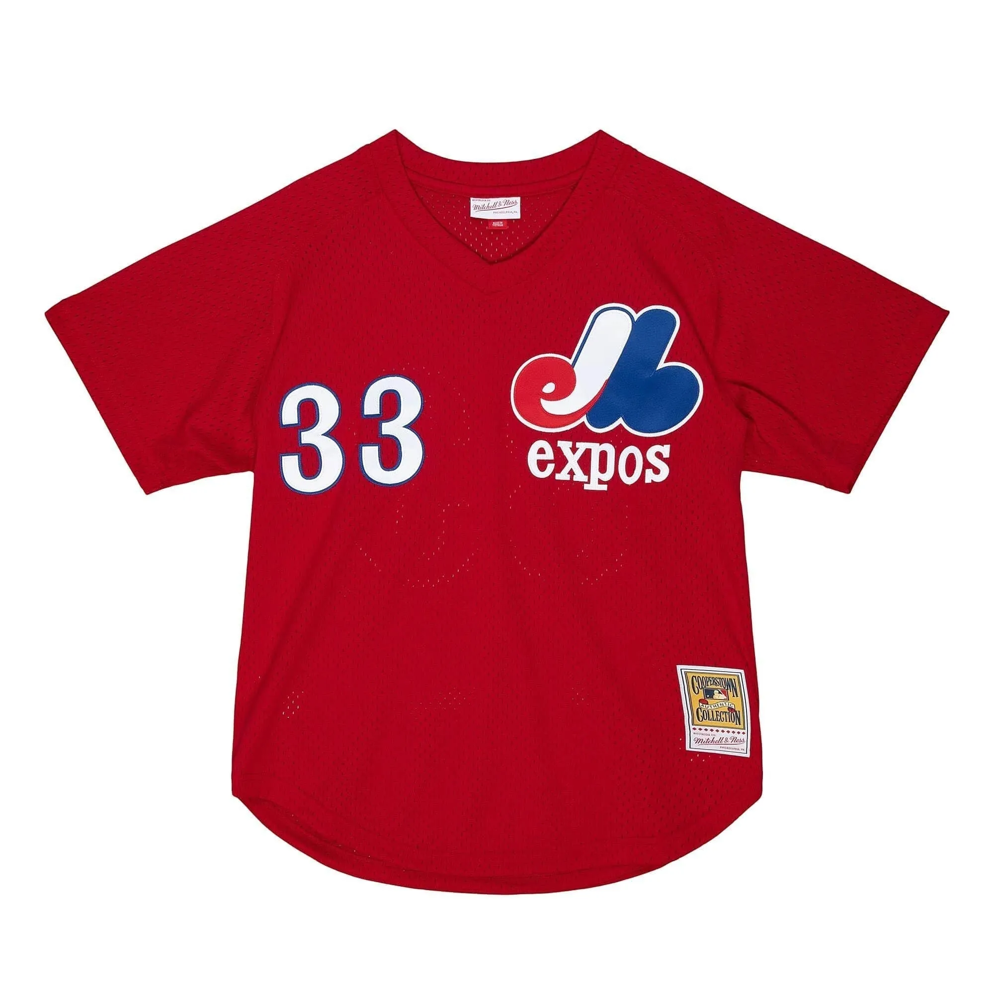 Men's Mitchell & Ness MLB Authentic Bp Jersey - Pullover Expos 1989 Larry Walker sold by Zulily