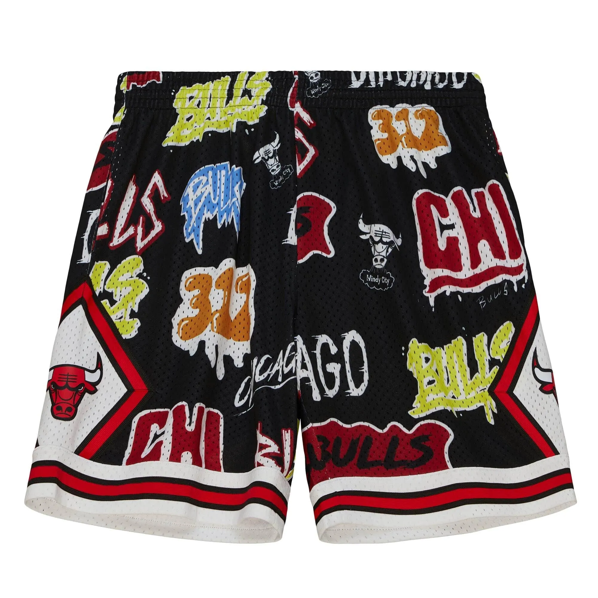 Mitchell & Ness NBA Slap Sticker Swingman Short Chicago Bulls 1997 sold by Zulily