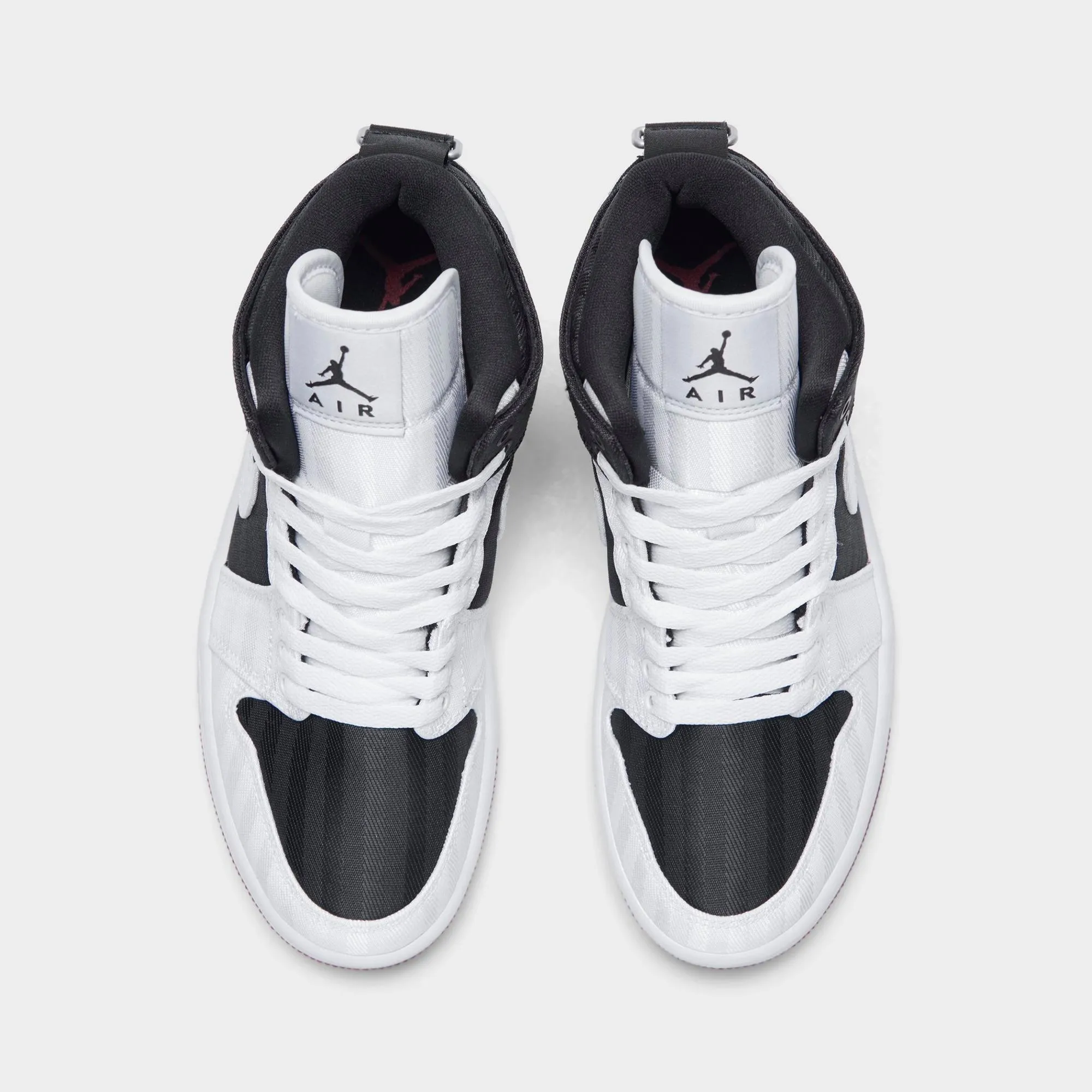 Women's Air Jordan Retro 1 Mid Se Utility 'Canvas White Black Gym Red' sold by Zulily product image thumbnail 3