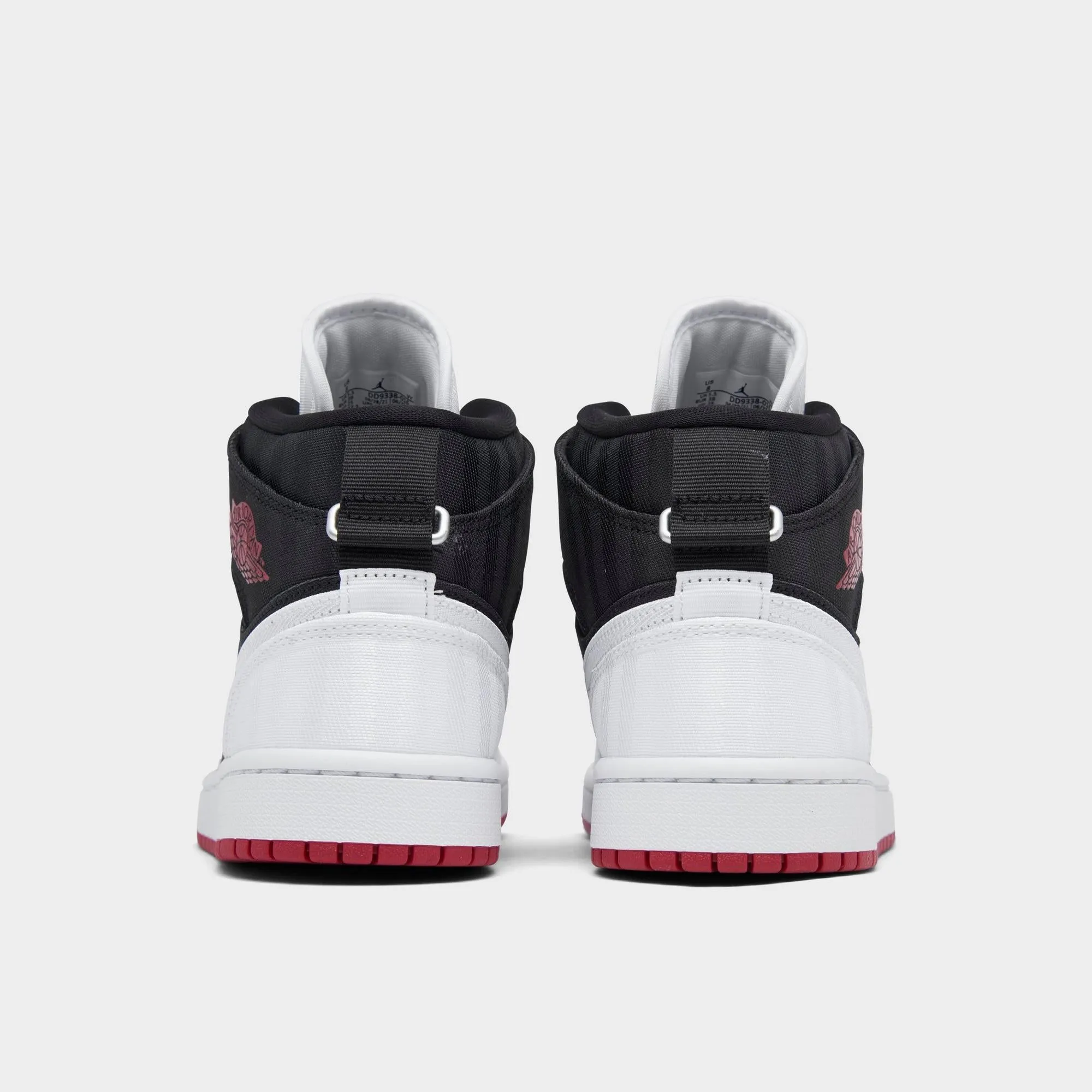 Women's Air Jordan Retro 1 Mid Se Utility 'Canvas White Black Gym Red' sold by Zulily product image thumbnail 4