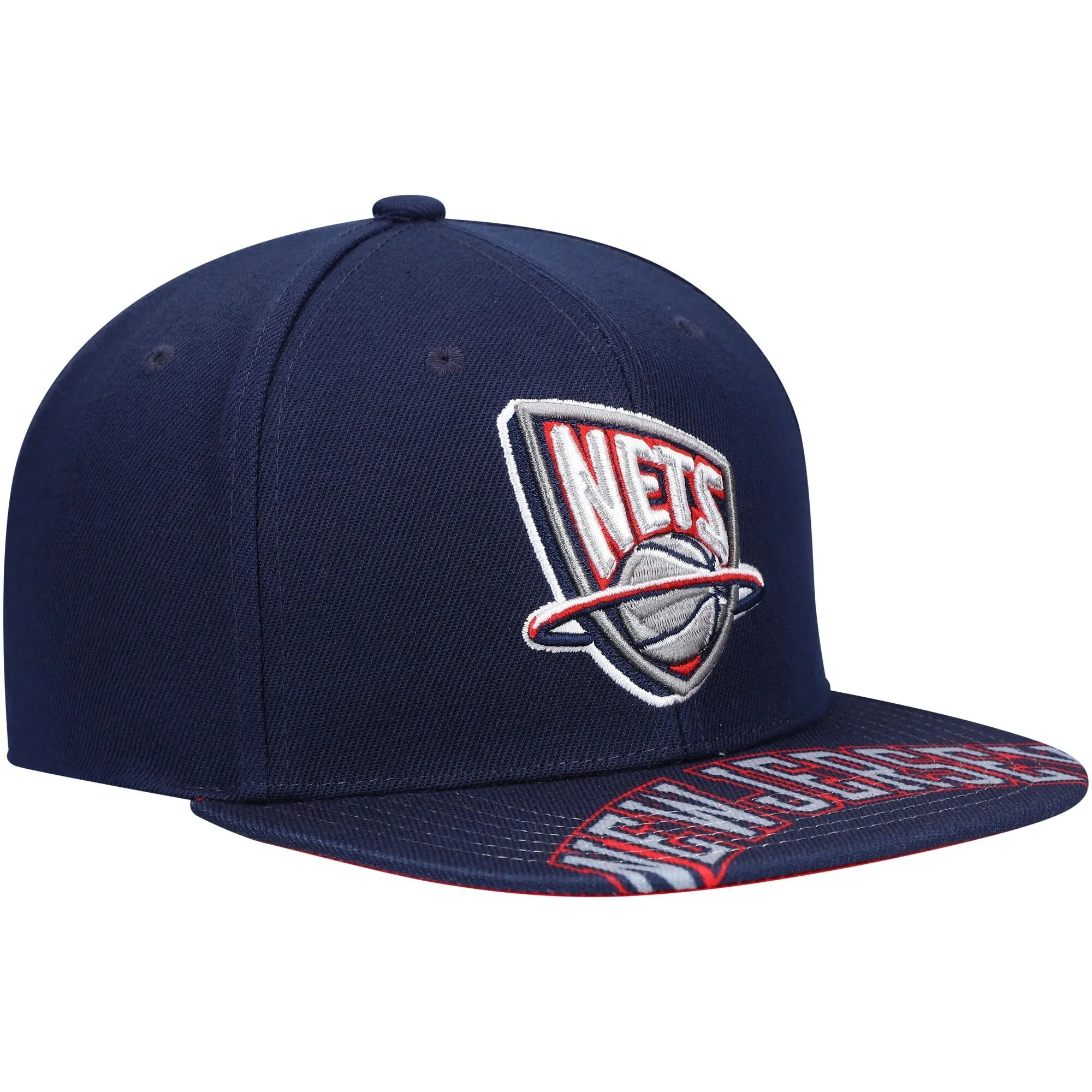 Men's Mitchell & Ness NBA Swingman Pop Snapback Hwc Nets - Blue sold by Zulily product image thumbnail 3