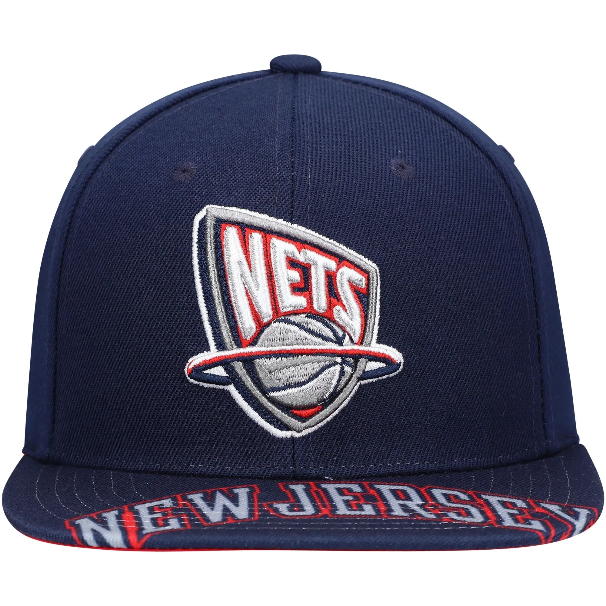 Men's Mitchell & Ness NBA Swingman Pop Snapback Hwc Nets - Blue sold by Zulily product image thumbnail 2