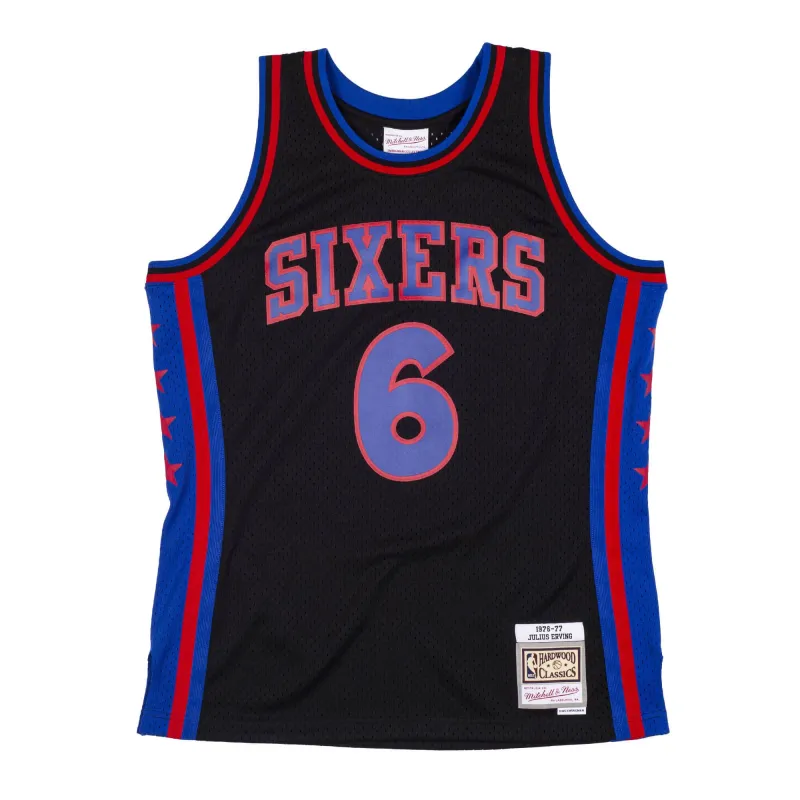 Men's Mitchell & Ness NBA Reload Swingman Jersey 76Ers 1976 Julius Erving sold by Zulily