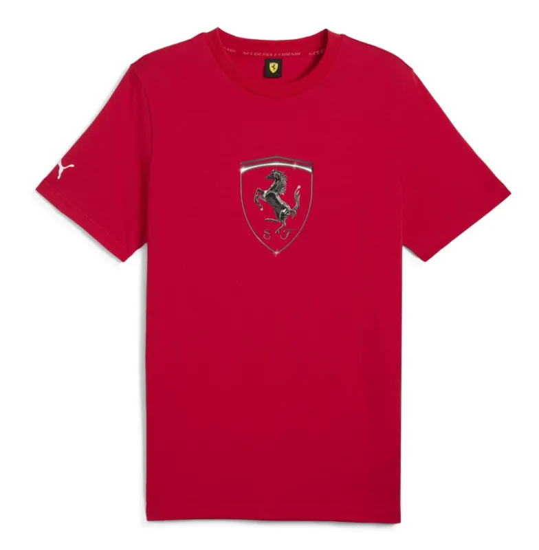 Men's Puma Ferrari Race Tonal Big Shield Tee sold by Zulily
