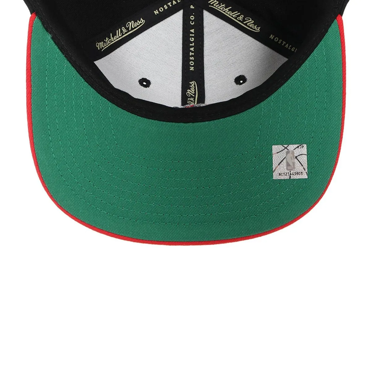 Men's Mitchell & Ness NBA Side Core 2.0 Snapback Hwc Pistons - Black-Red sold by Zulily product image thumbnail 3