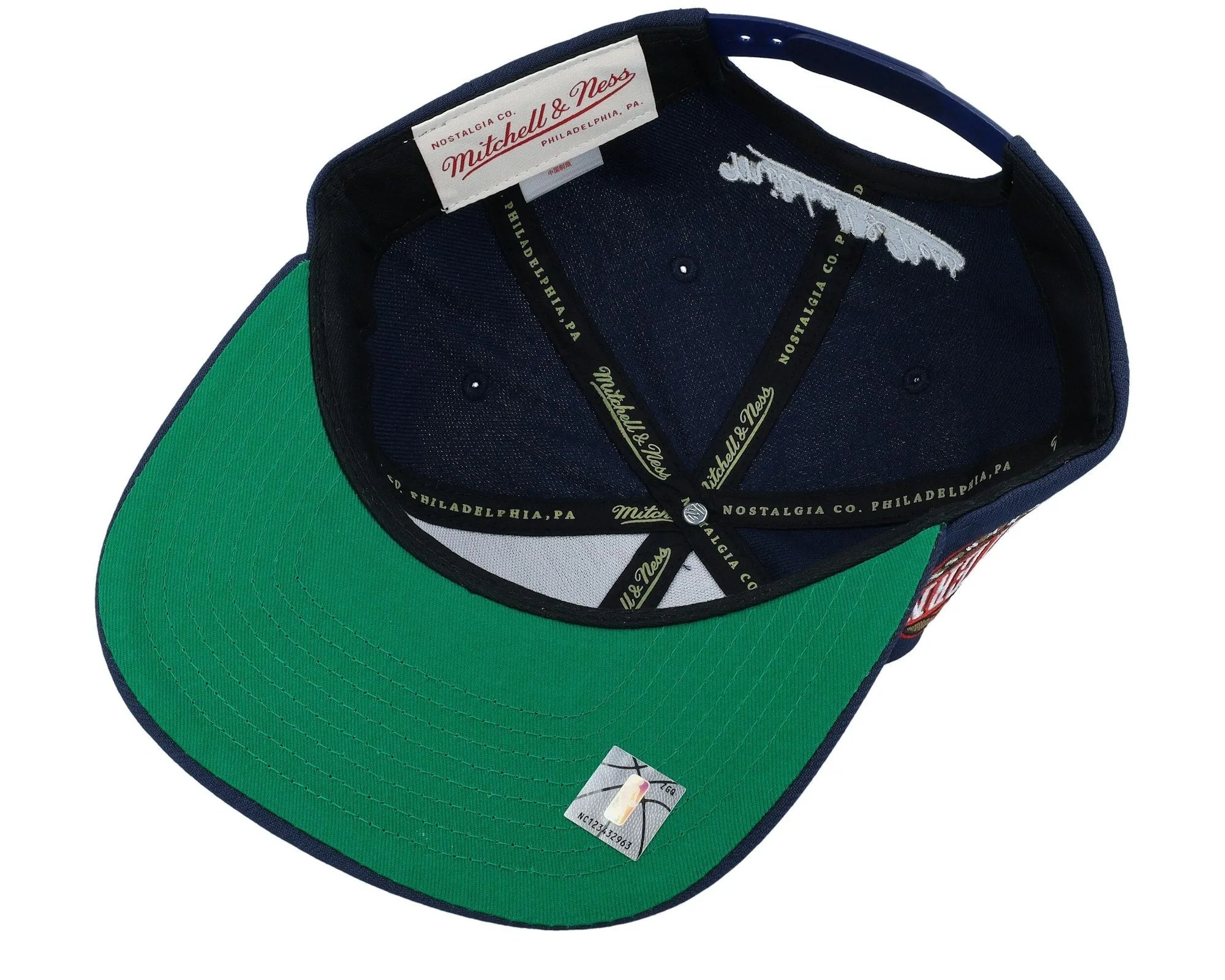 Men's Mitchell & Ness NBA Conference Patch Snapback Hwc Warriors - Navy sold by Zulily product image thumbnail 5