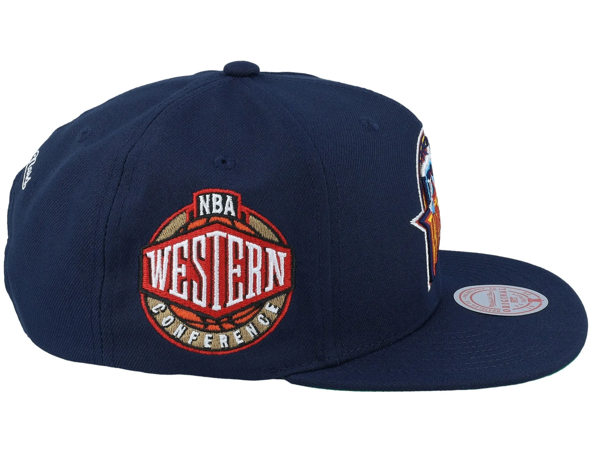 Men's Mitchell & Ness NBA Conference Patch Snapback Hwc Warriors - Navy sold by Zulily product image thumbnail 3