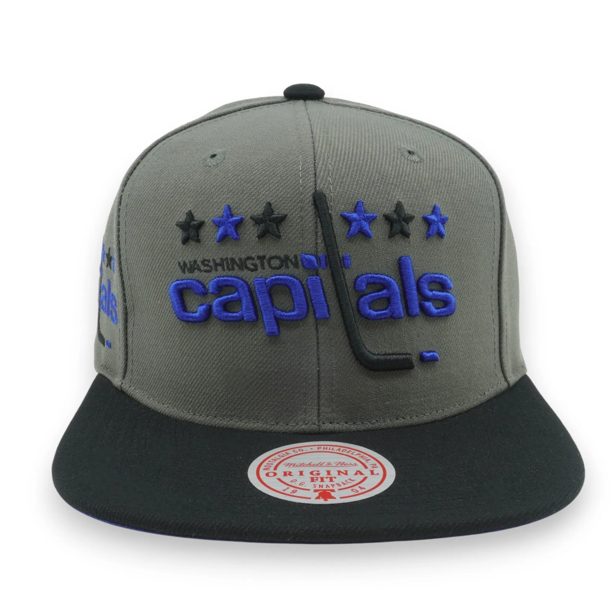 Men's Mitchell & Ness Nhl Storm Front Snapback Vntg Capitals - Grey sold by Zulily product image thumbnail 2