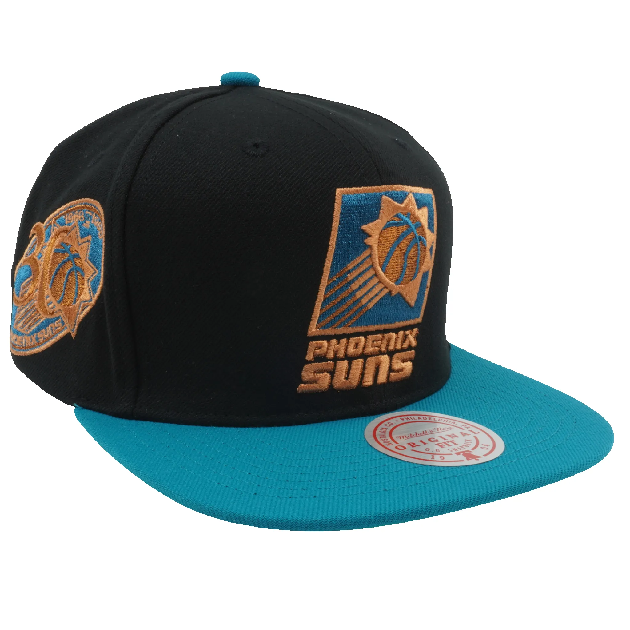 Men's Mitchell & Ness NBA Make Cents Snapback Hwc Suns - Black-Teal sold by Zulily product image thumbnail 3