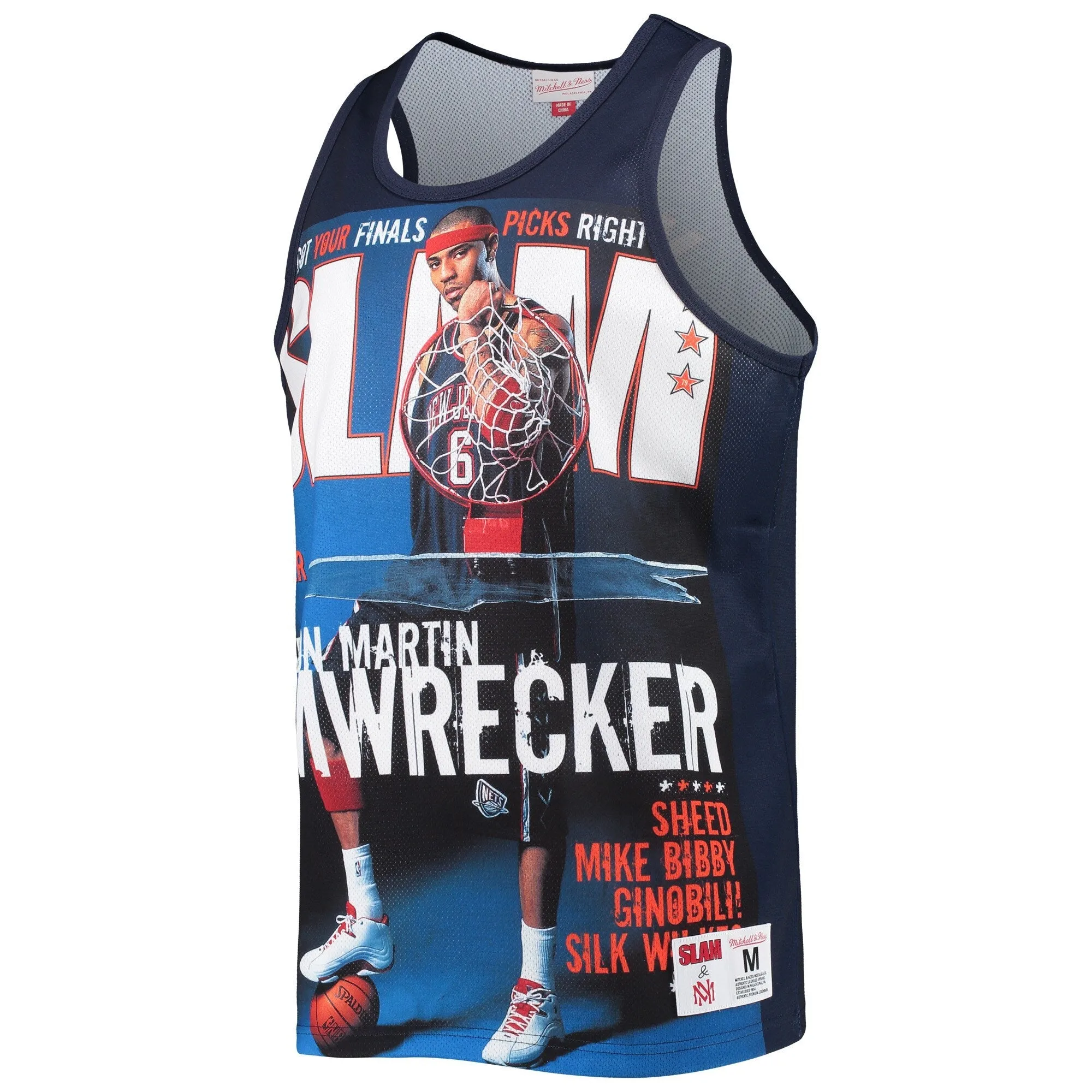 Men's Mitchell & Ness Slam Sublimated Tank Nets Kenyon Martin sold by Zulily product image thumbnail 2