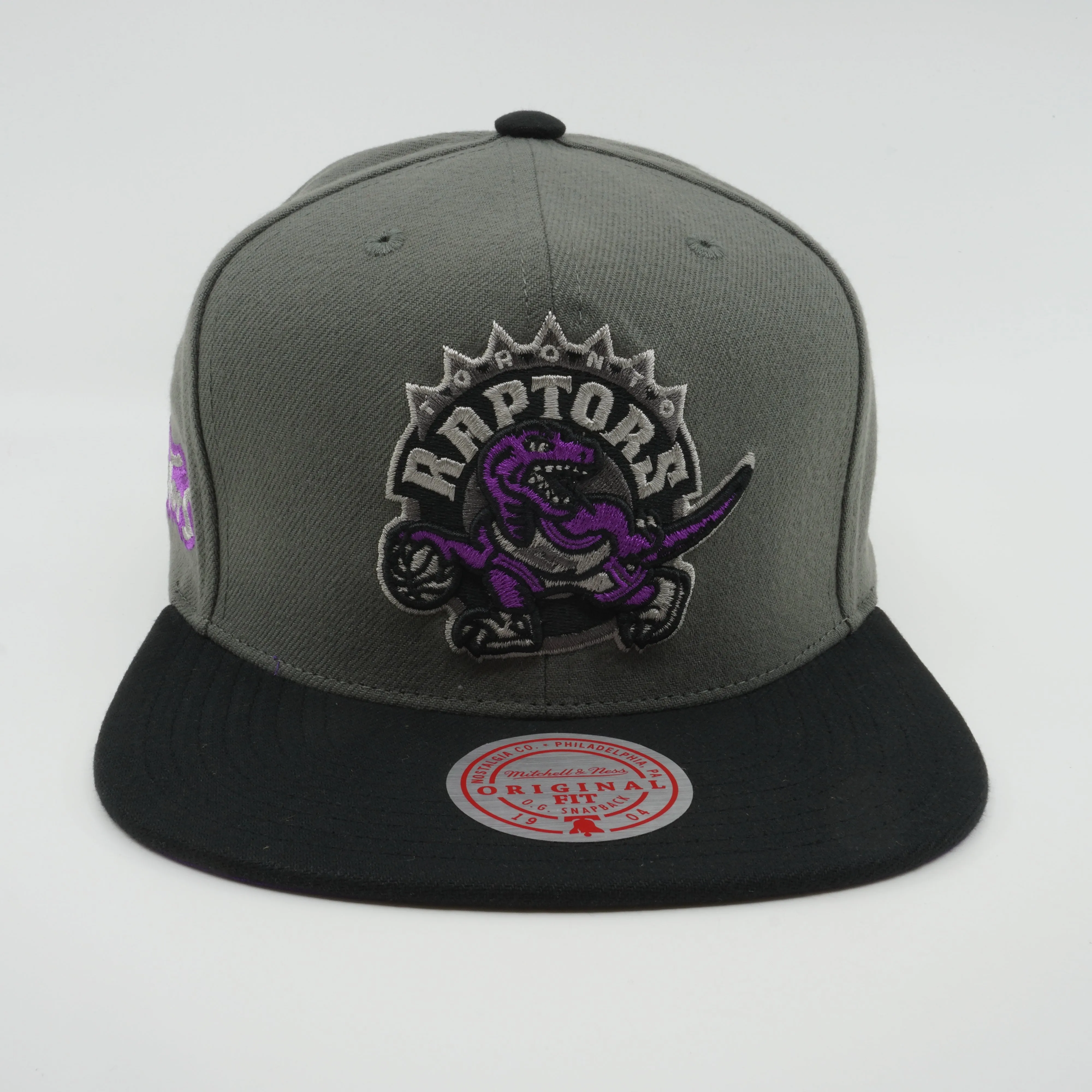Men's Mitchell & Ness NBA Storm Front Snapback Hwc Raptors - Grey sold by Zulily product image thumbnail 2