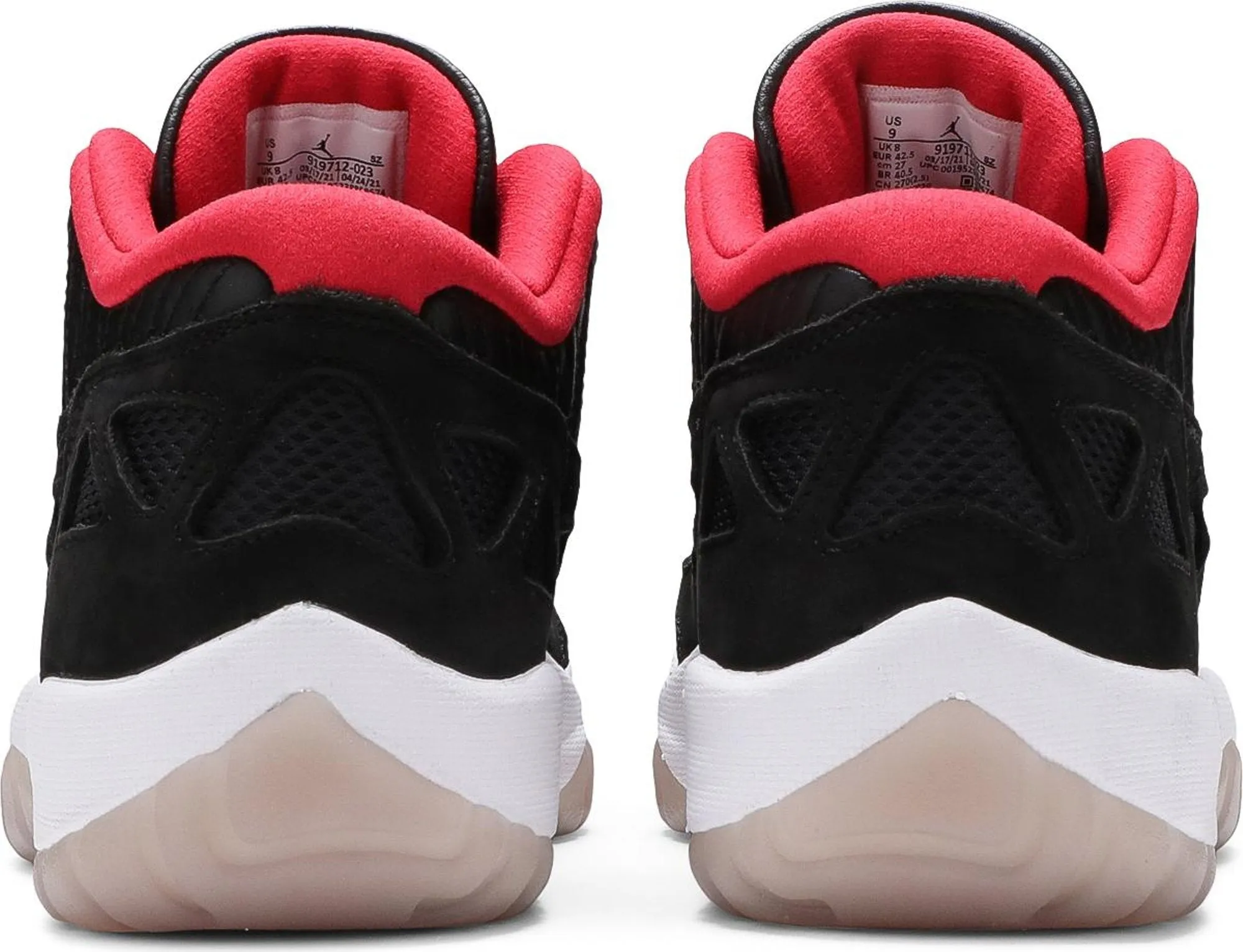 Men's Air Jordan Retro 11 Low Ie 'Bred (2021)' sold by Zulily product image thumbnail 4