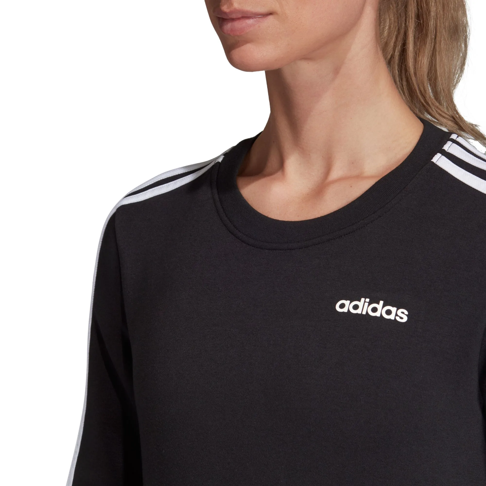 Women's adidas Essentials 3-Stripes Sweatshirt sold by Zulily product image thumbnail 5