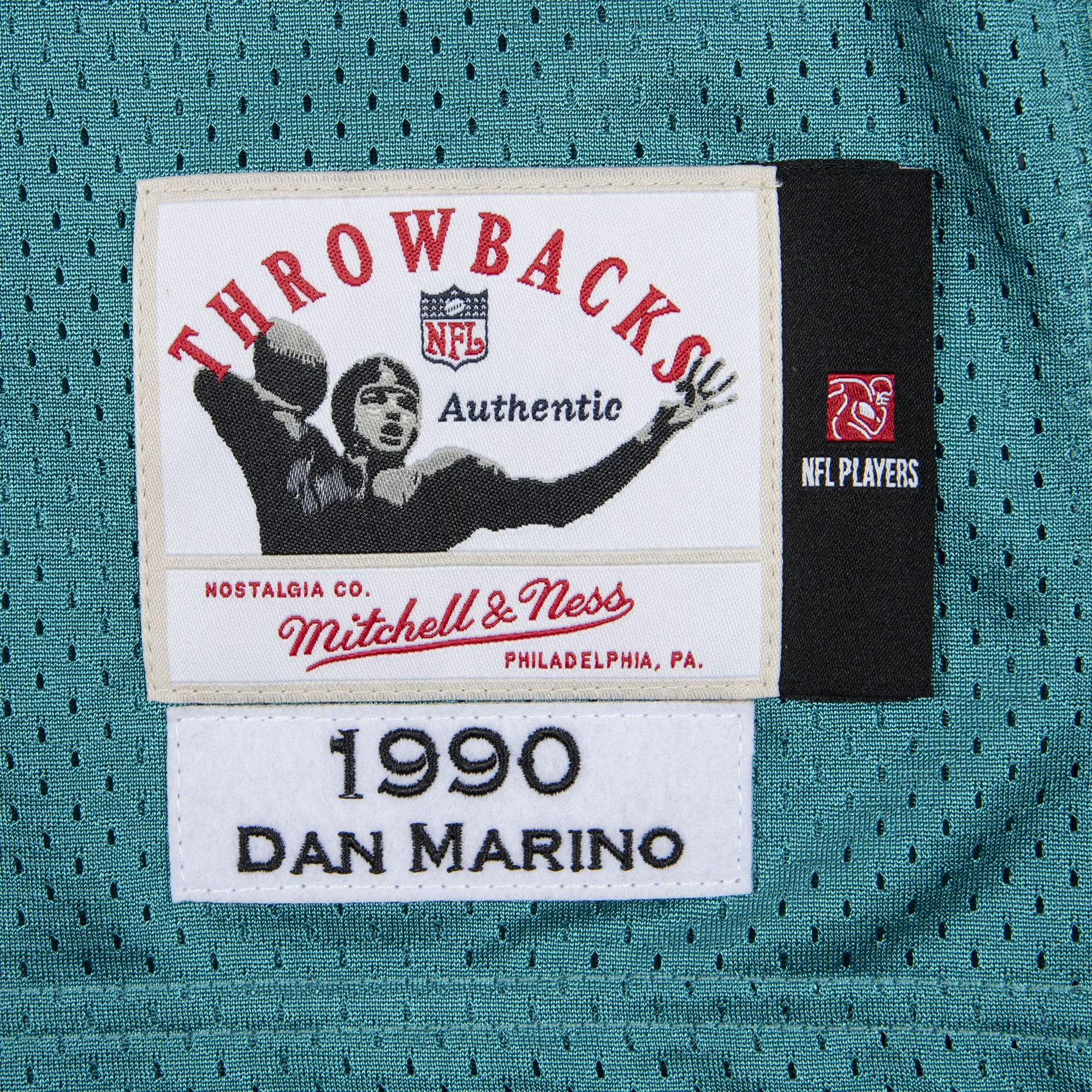 Men's Mitchell & Ness NFL Authentic Jersey Dolphins 1990 Dan Marino sold by Zulily product image thumbnail 3