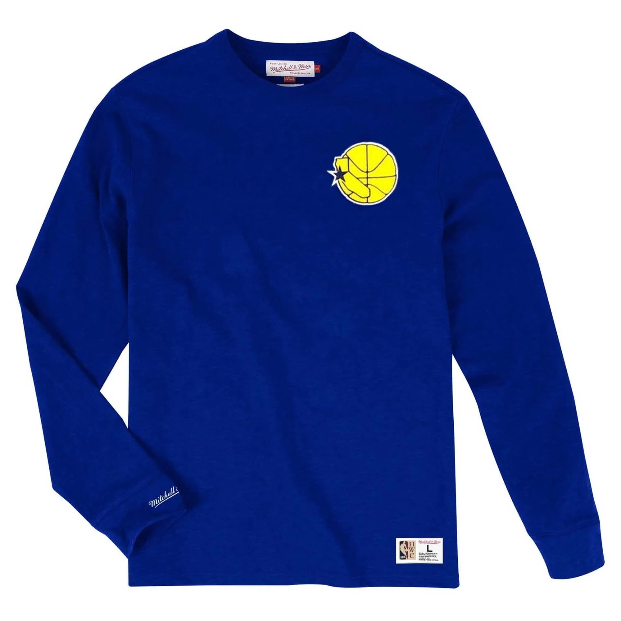 Men's Mitchell & Ness NBA Golden State Warriors Slub Longsleeve Tee sold by Zulily