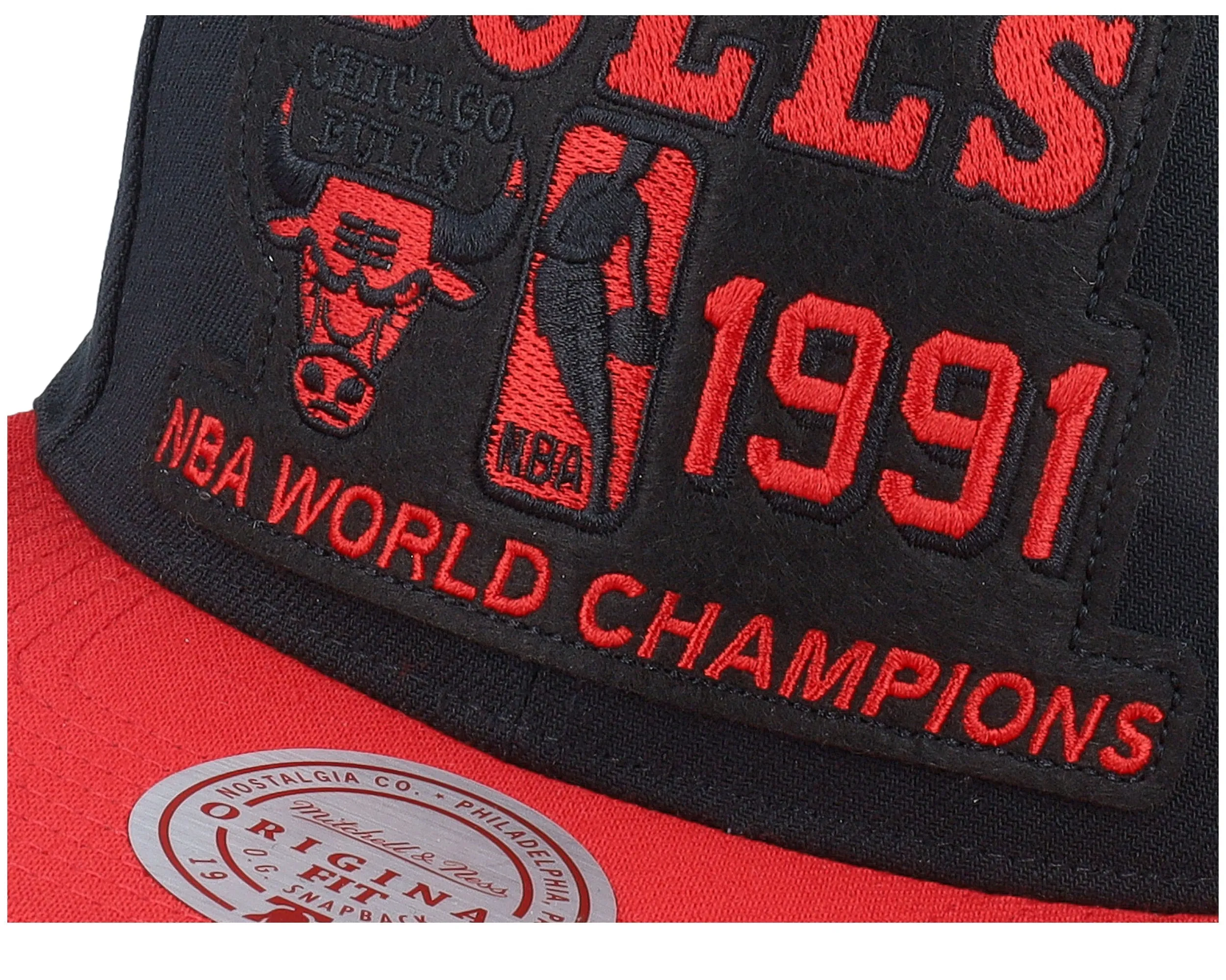 Men's Mitchell & Ness NBA 91 Champ Flipside Snapback Hwc Bulls sold by Zulily product image thumbnail 4