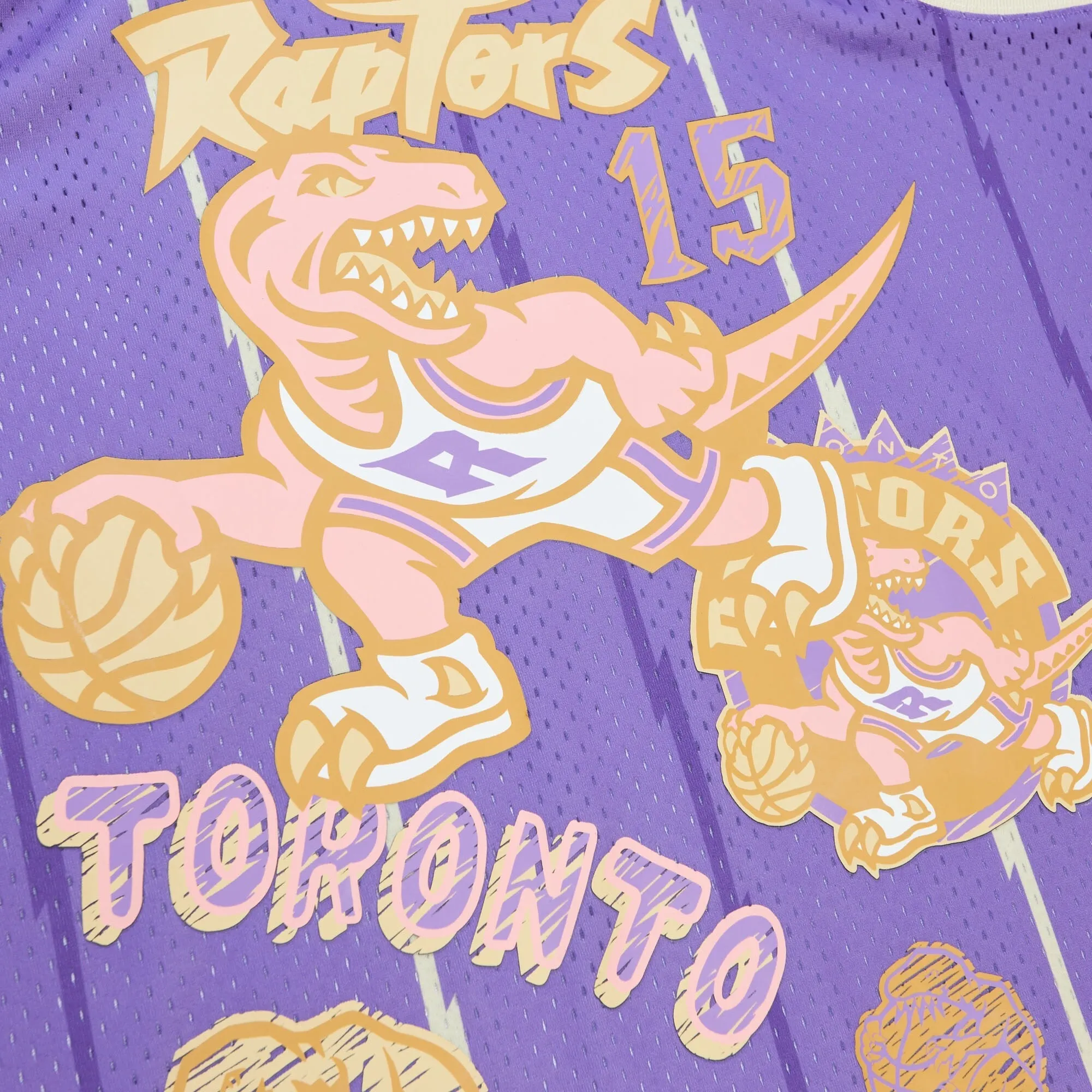 Men's Mitchell & Ness Sidewalk Sketch Swingman Jersey Raptors 1998 Vince Carter sold by Zulily product image thumbnail 4