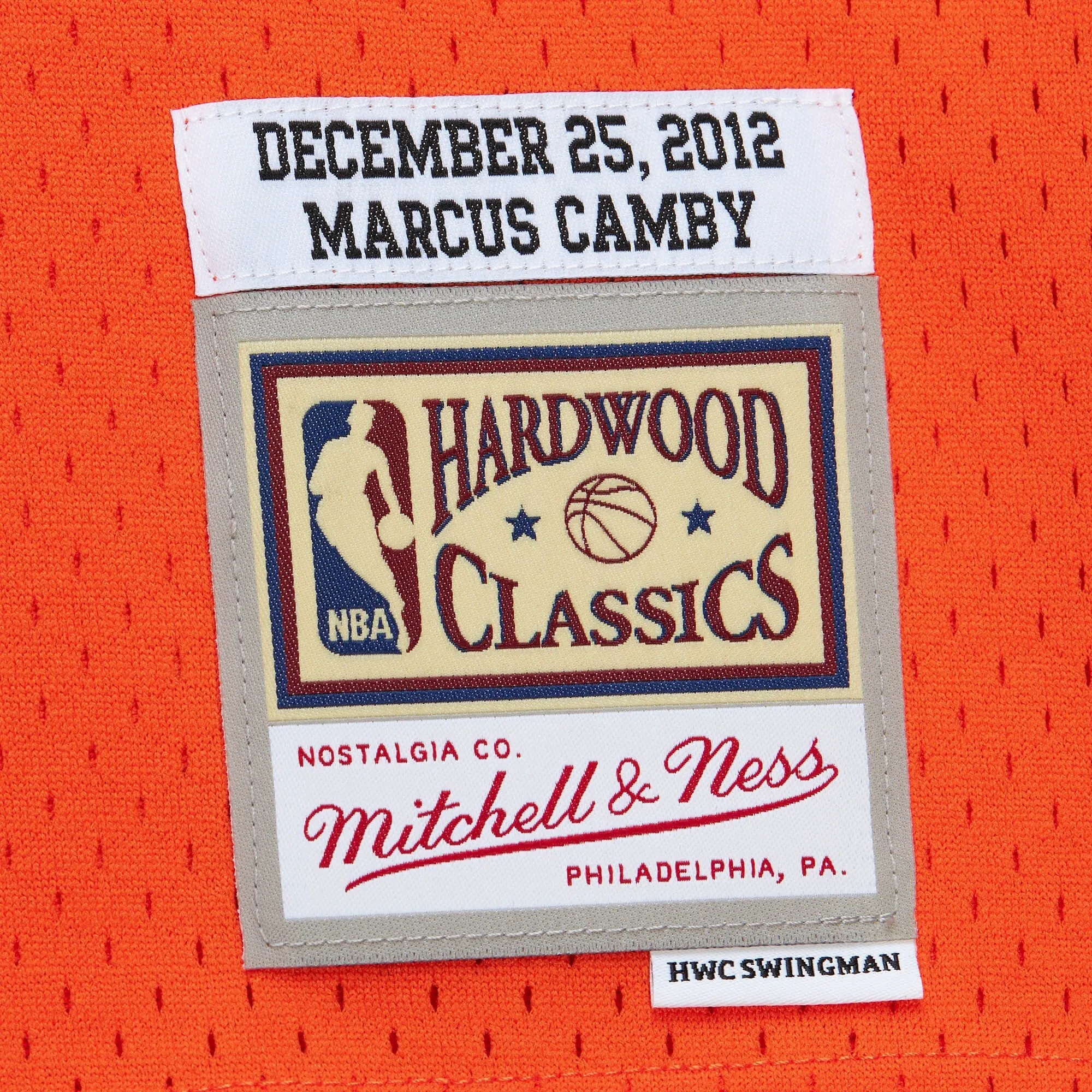 Men's Mitchell & Ness NBA Christmas Day Jersey Knicks 2012 Marcus Camby sold by Zulily product image thumbnail 4