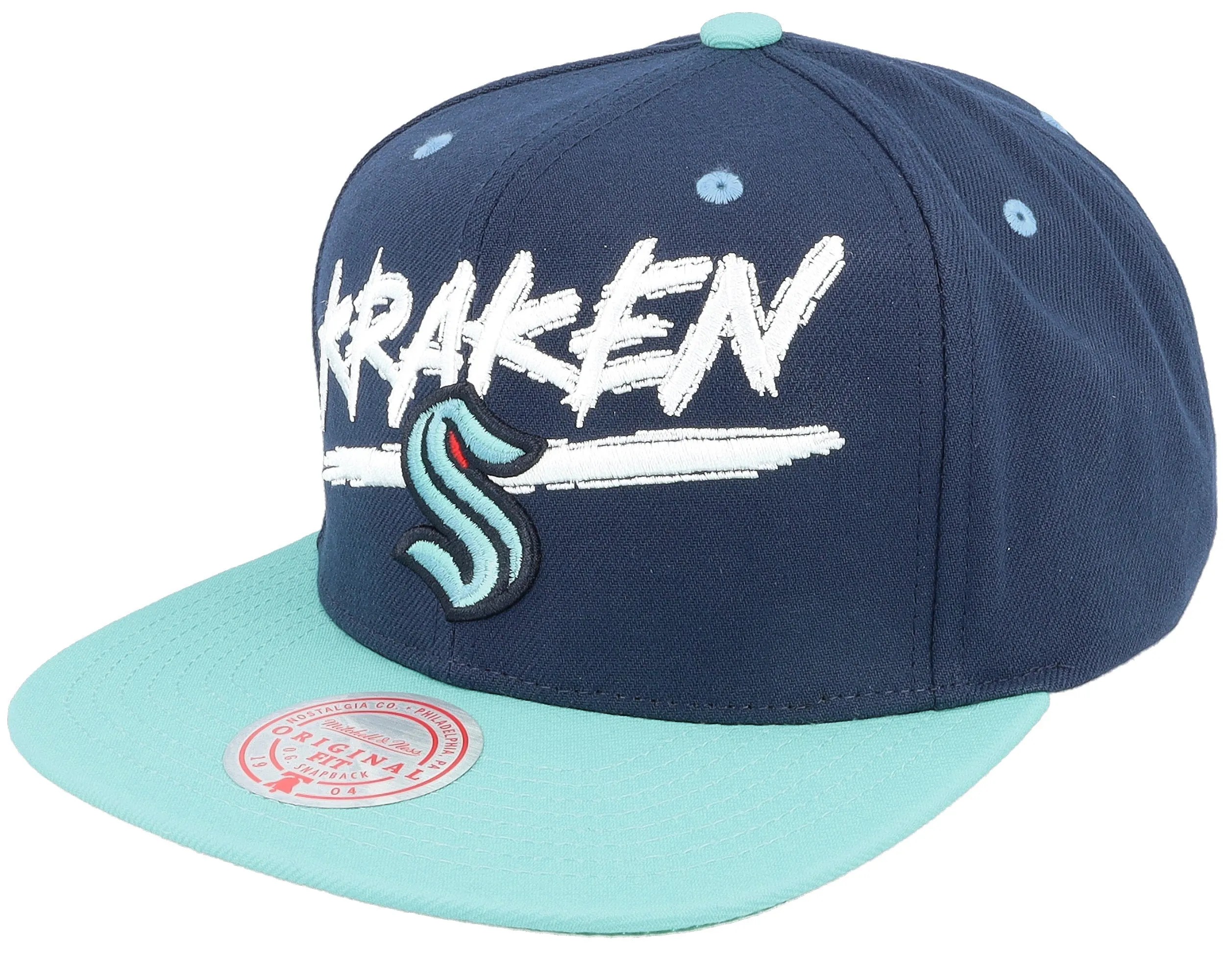 Men's Mitchell & Ness Nhl Transcript Snapback Kraken sold by Zulily product image thumbnail 2