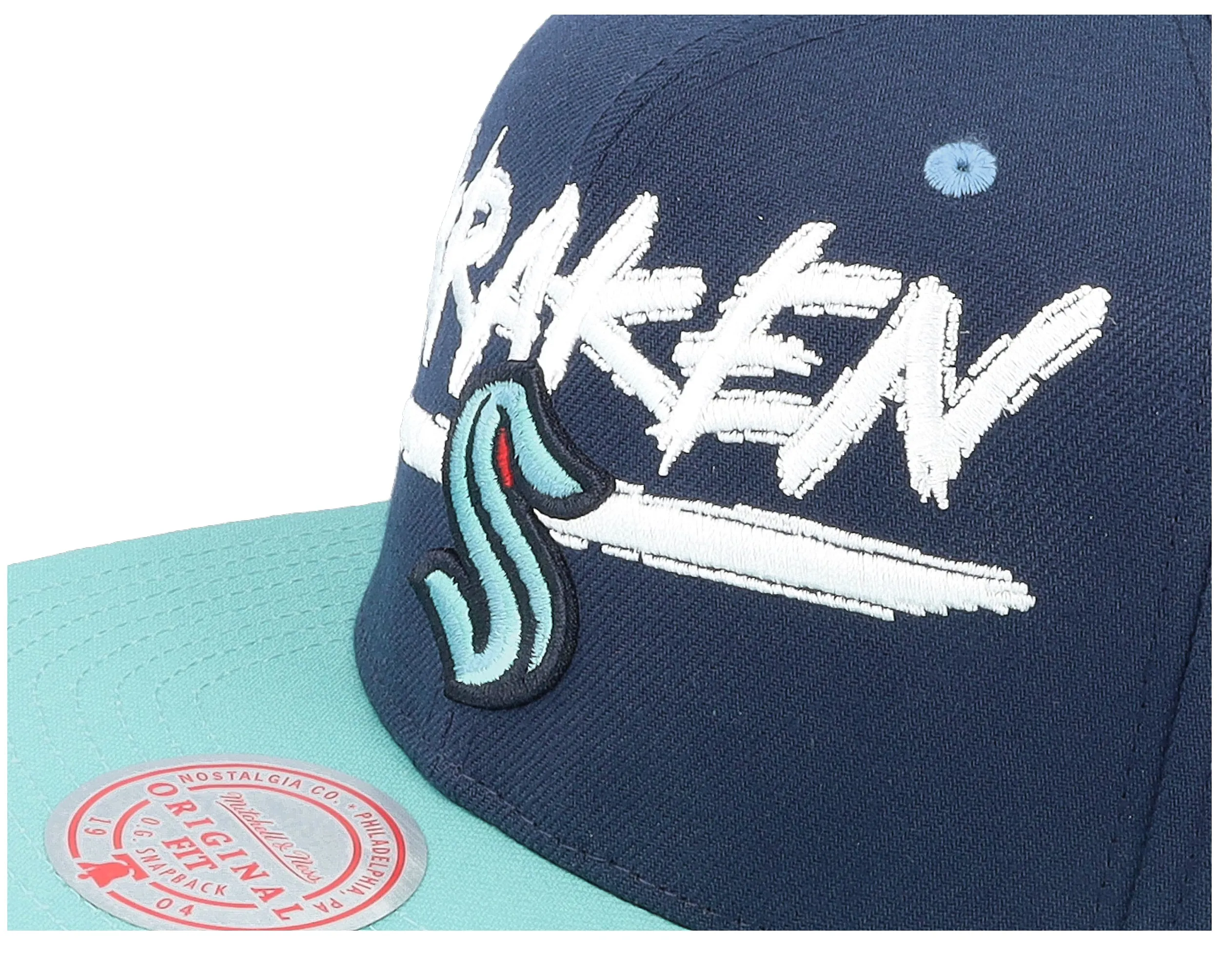 Men's Mitchell & Ness Nhl Transcript Snapback Kraken sold by Zulily product image thumbnail 3