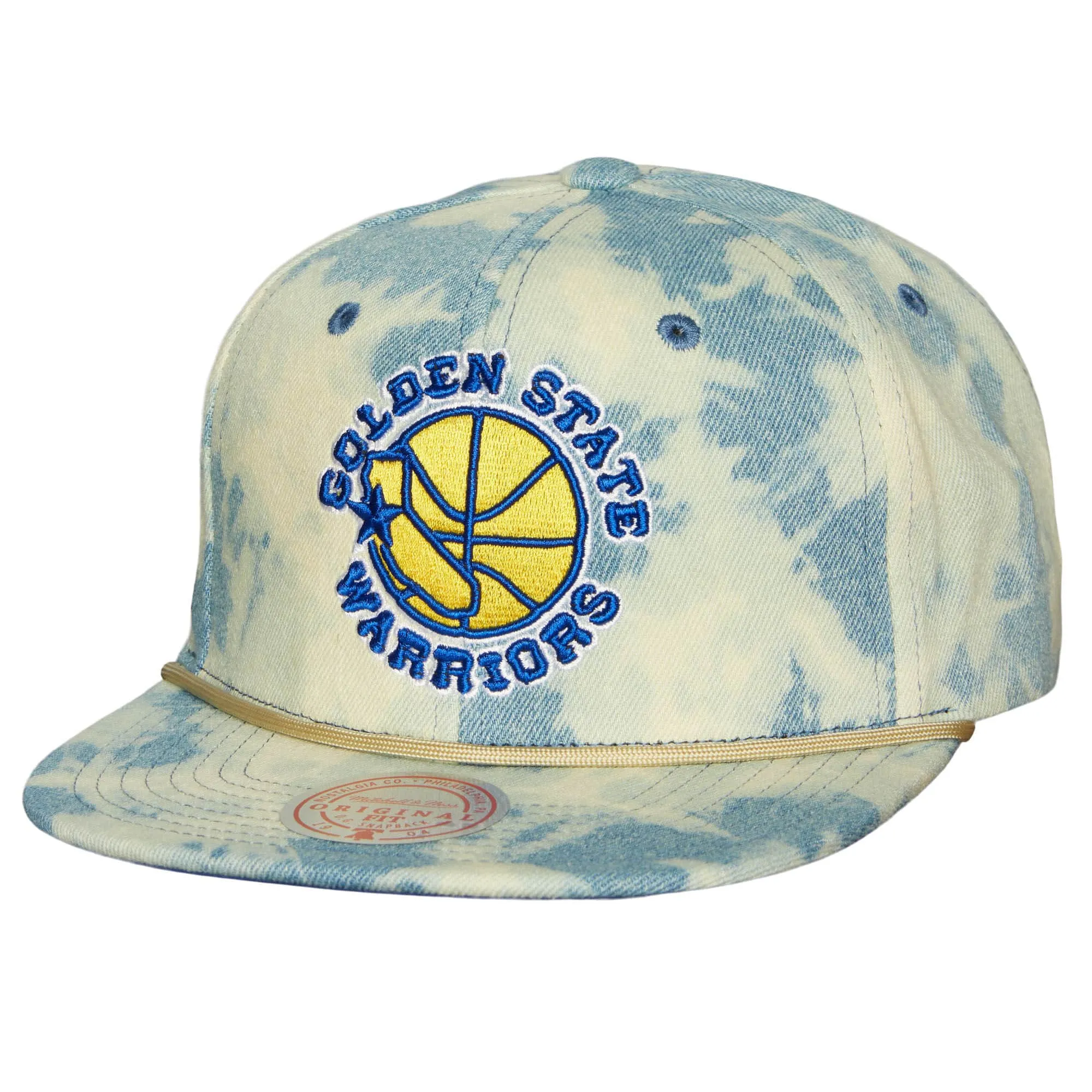 Men's Mitchell & Ness NBA Acid Wash Snapback Hwc Warriors sold by Zulily