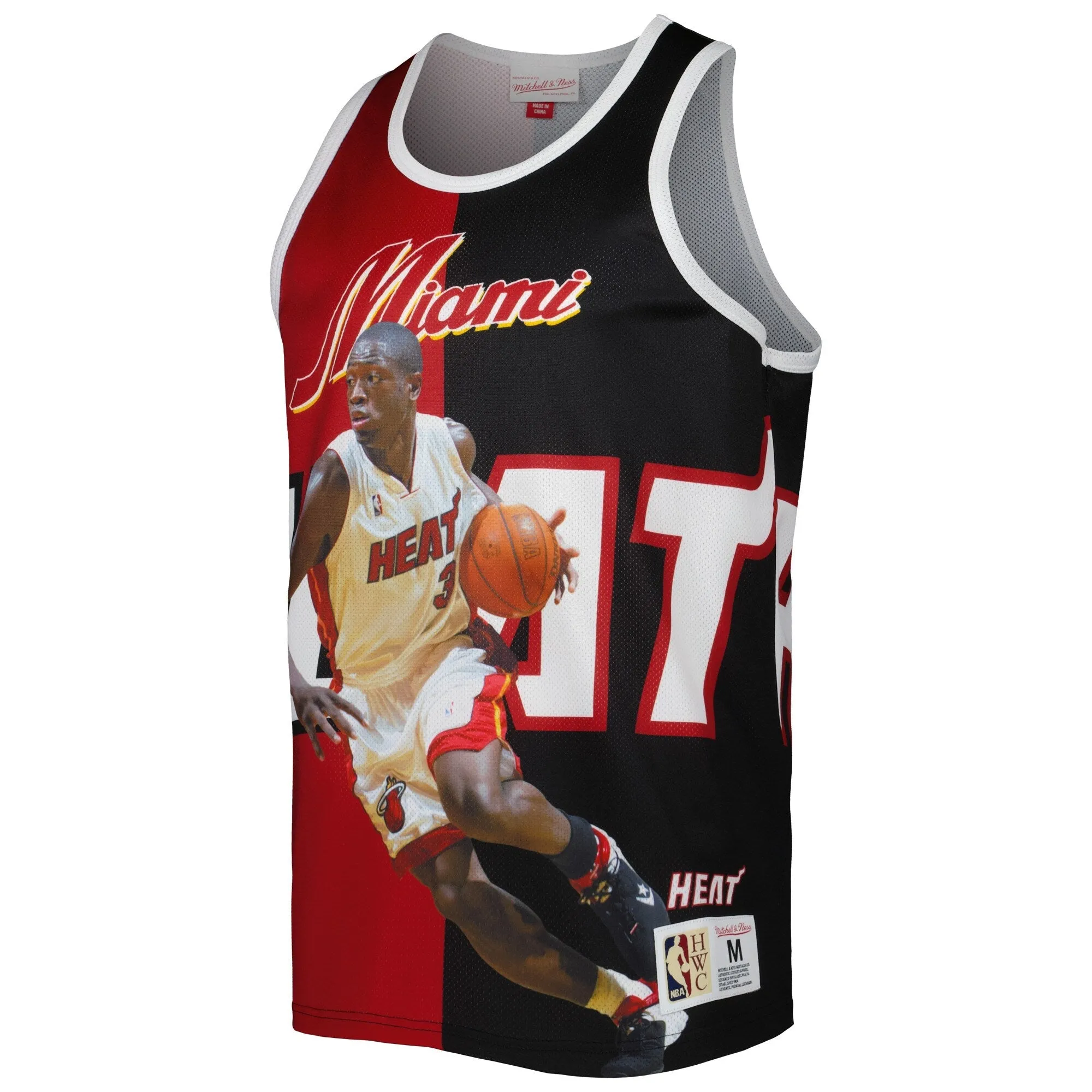 Men's Mitchell & Ness Sublimated Player Tank Heat Dwyane Wade sold by Zulily product image thumbnail 2