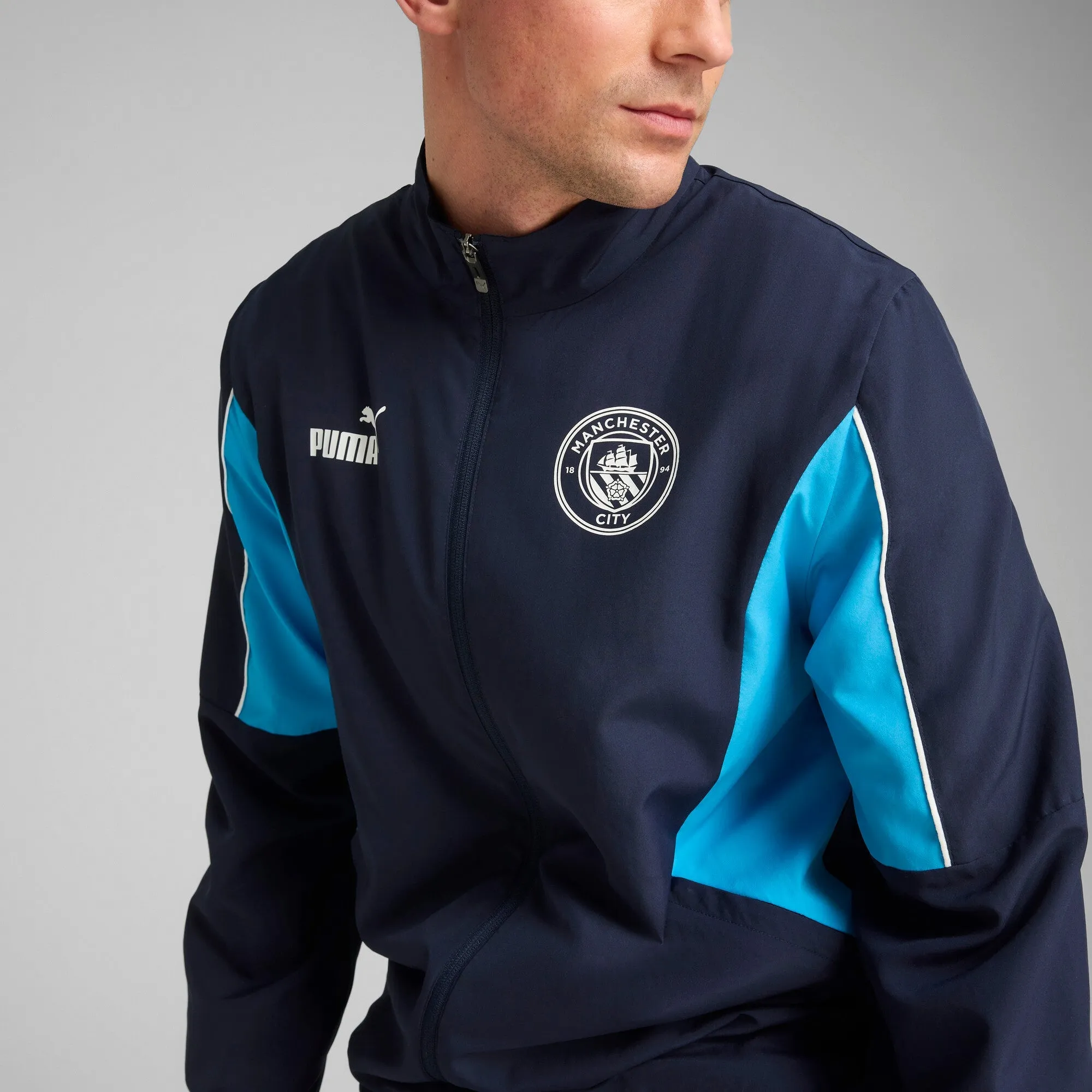 Men's Puma Mcfc Ftblarchive Jacket sold by Zulily product image thumbnail 4
