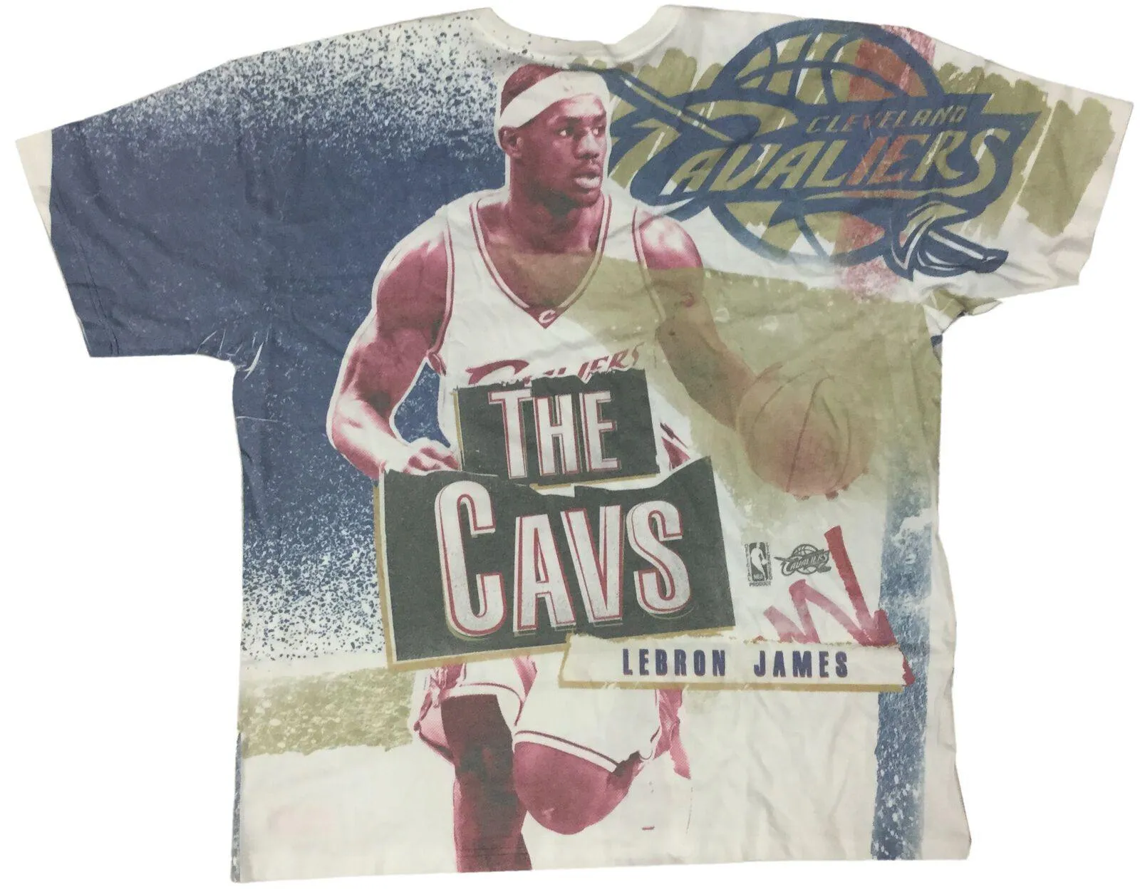 Men's Mitchell & Ness NBA Breaking Boards Sublimated Tee Lebron James Cavaliers sold by Zulily product image thumbnail 2