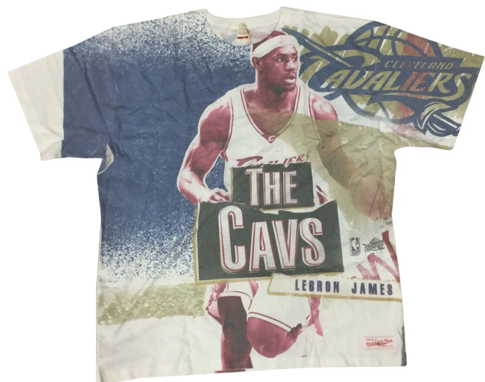 Men's Mitchell & Ness NBA Breaking Boards Sublimated Tee Lebron James Cavaliers sold by Zulily