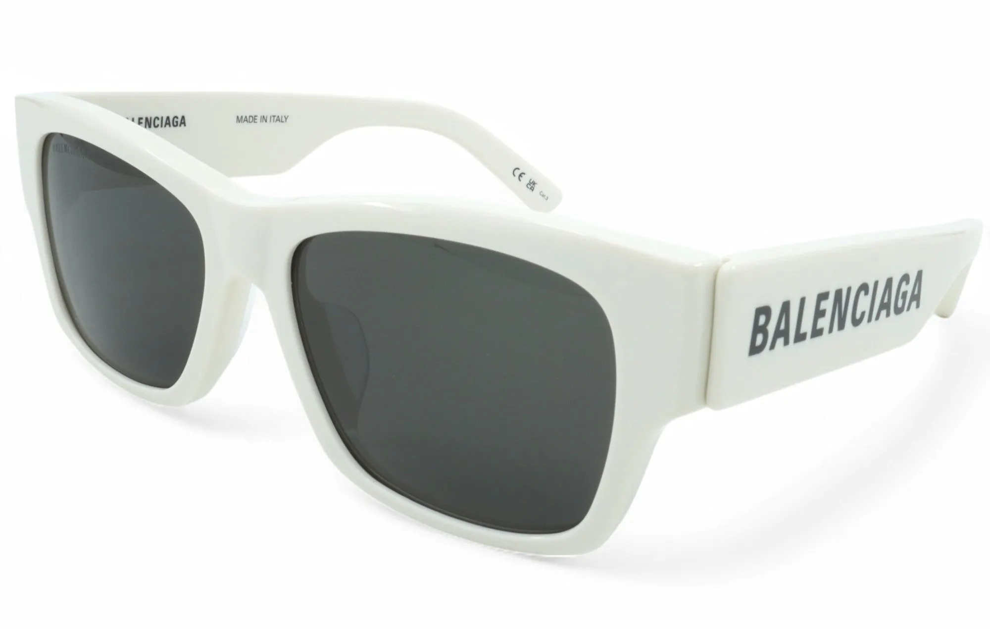 Unisex Balenciaga Square Sunglasses - White sold by Zulily product image thumbnail 2