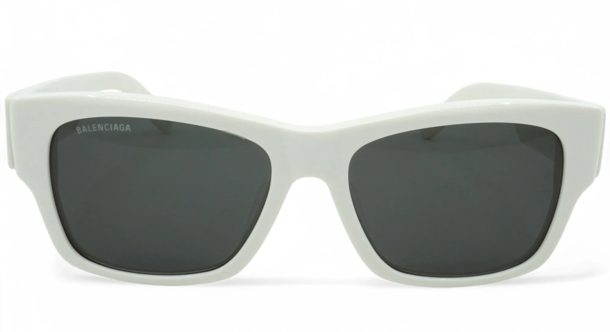 Unisex Balenciaga Square Sunglasses - White sold by Zulily product image thumbnail 3