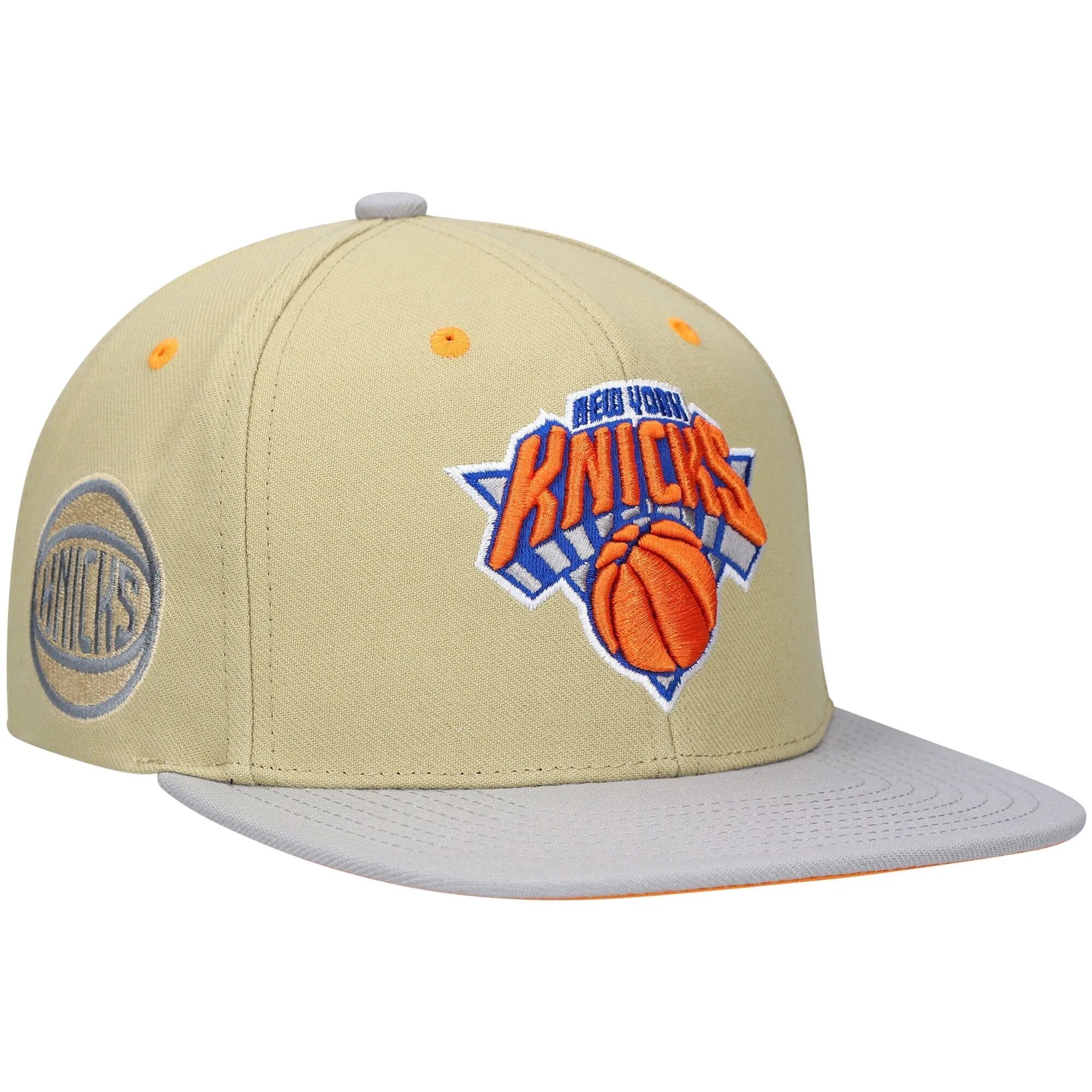 Men's Mitchell & Ness NBA Classic Canvas Snapback Knicks - Tan sold by Zulily product image thumbnail 3