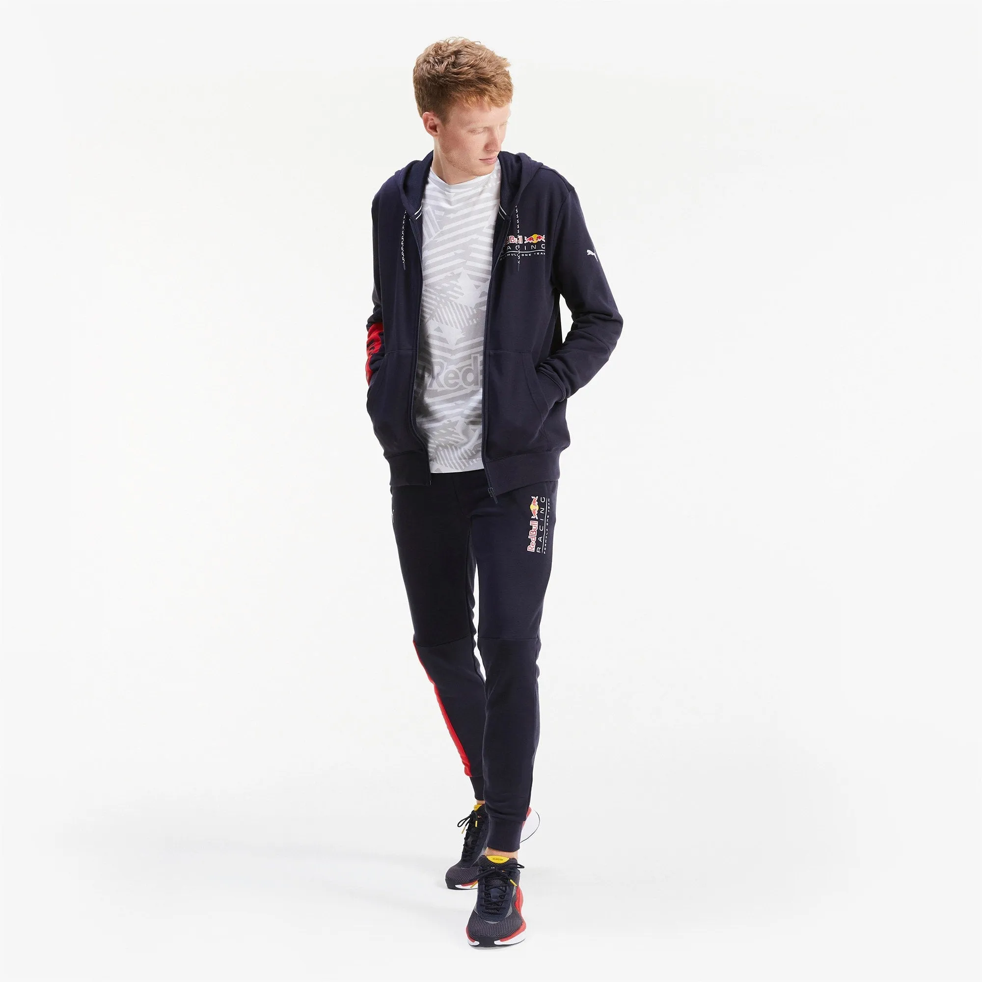 Men's Puma Rbr Red Bull Racing Logo Hooded Sweat Jacket sold by Zulily product image thumbnail 3