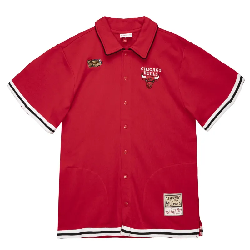 Men's Mitchell & Ness NBA Chicago Bulls French Terry Shooting Shirt sold by Zulily