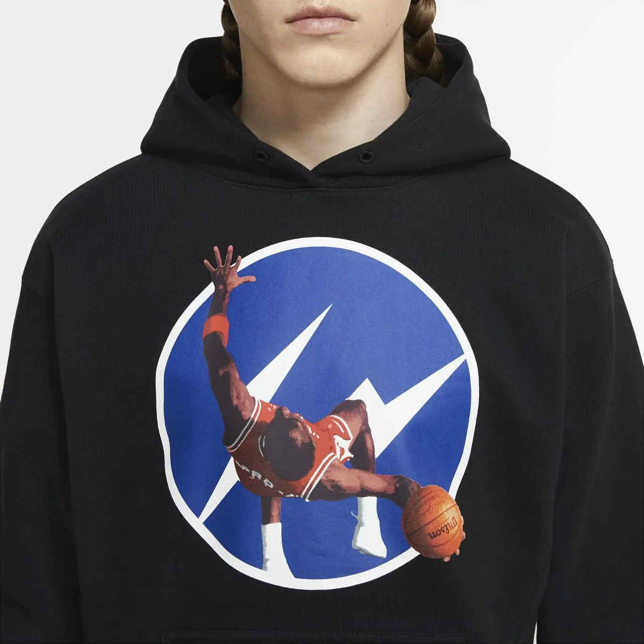 Men's Air Jordan X Fragment Image Pullover Hoodie sold by Zulily product image thumbnail 3