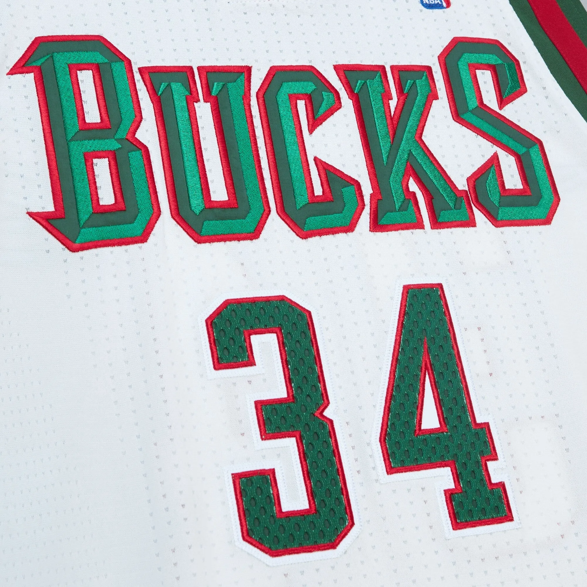 Men's Mitchell & Ness NBA Home Jersey Bucks 2013 Giannis Antetokounmpo sold by Zulily product image thumbnail 3