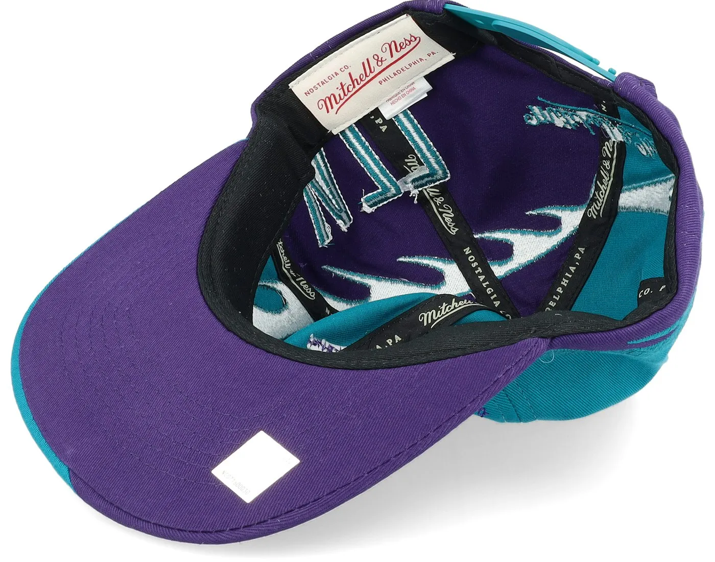 Men's Mitchell & Ness NBA Spiral Deadstock Snapback Hwc Jazz - Teal sold by Zulily product image thumbnail 4