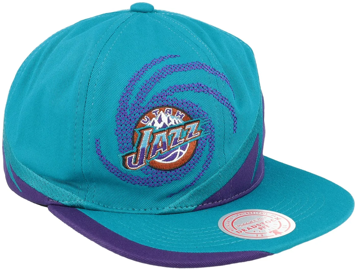 Men's Mitchell & Ness NBA Spiral Deadstock Snapback Hwc Jazz - Teal sold by Zulily product image thumbnail 2