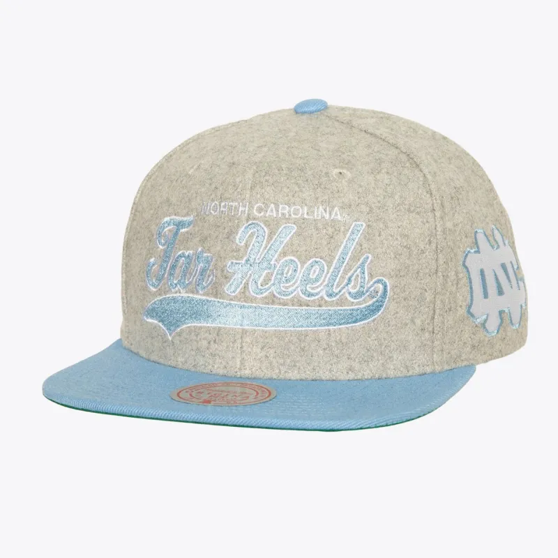 Men's Mitchell & Ness Ncaa Tailsweep 2.0 Melton Snapback V North Carolina sold by Zulily