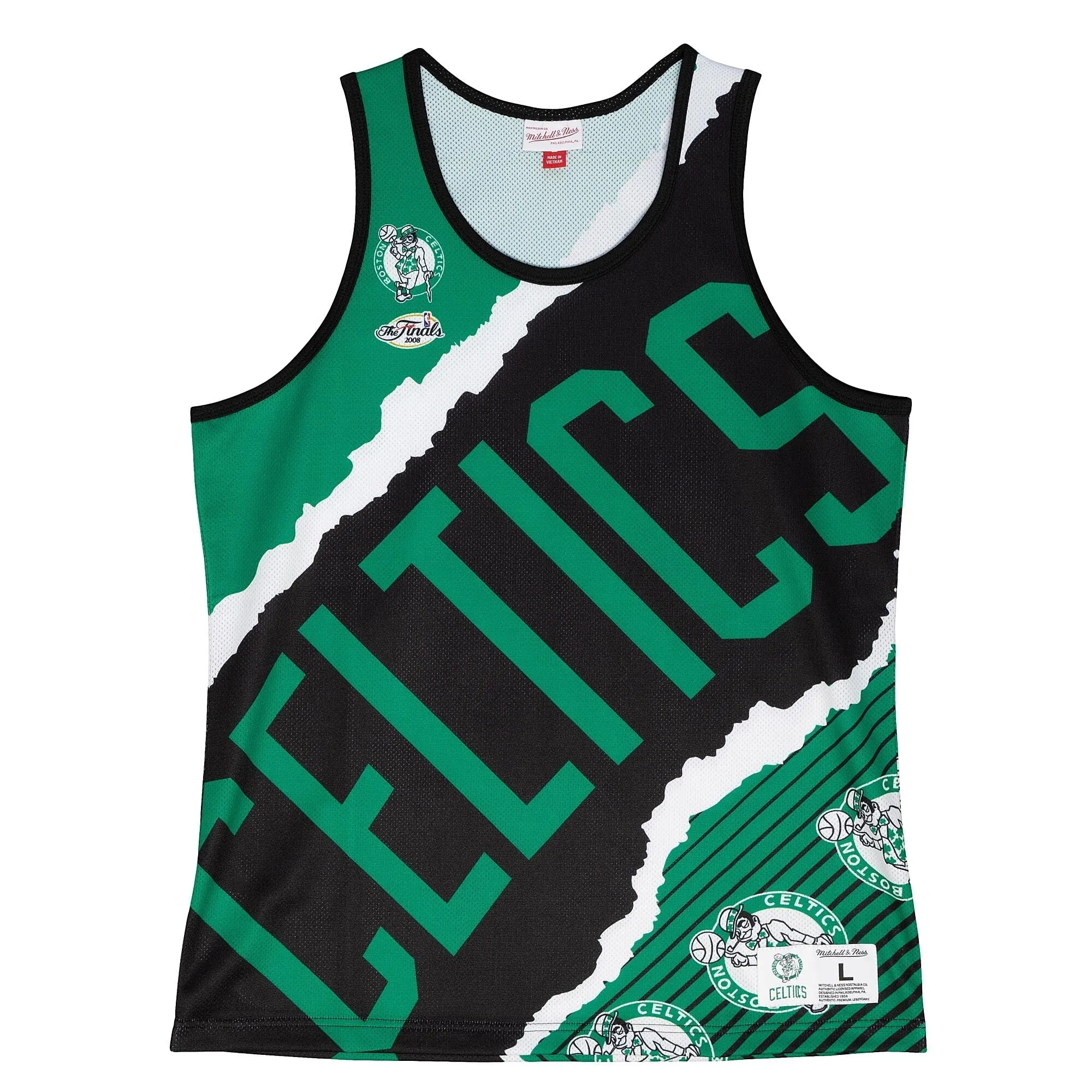 Men's Mitchell & Ness Jumbotron 2.0 Sublimated Tank Celtics sold by Zulily product image thumbnail 2