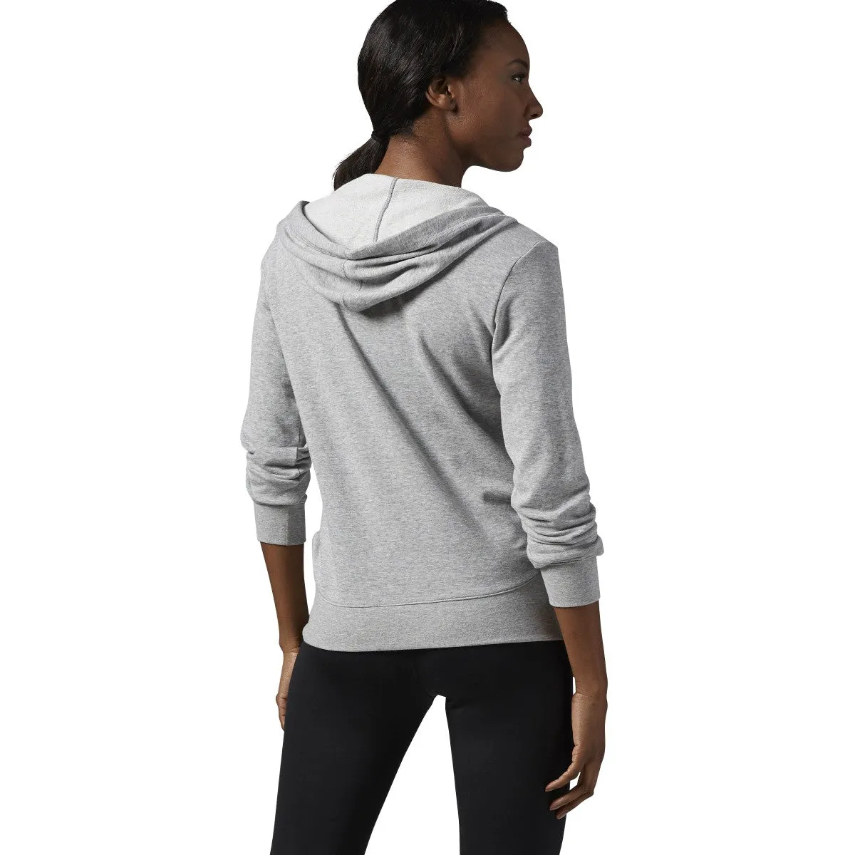 Women's Reebok Elements French Terry Full Zip Hoodie sold by Zulily product image thumbnail 2