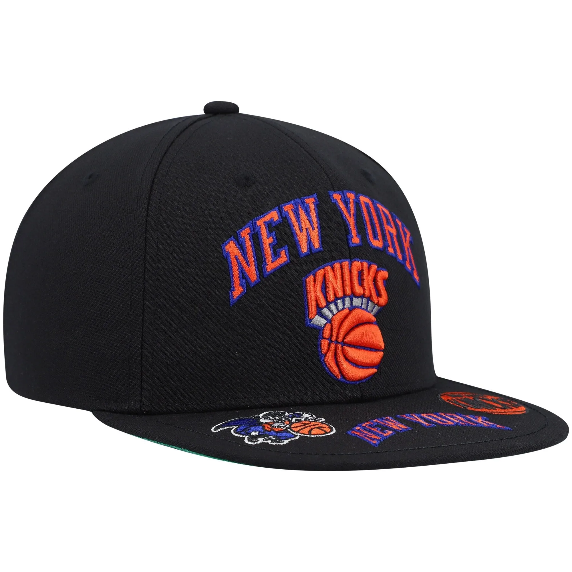 Men's Mitchell & Ness NBA Front Loaded Snapback Hwc Knicks - Black sold by Zulily product image thumbnail 3