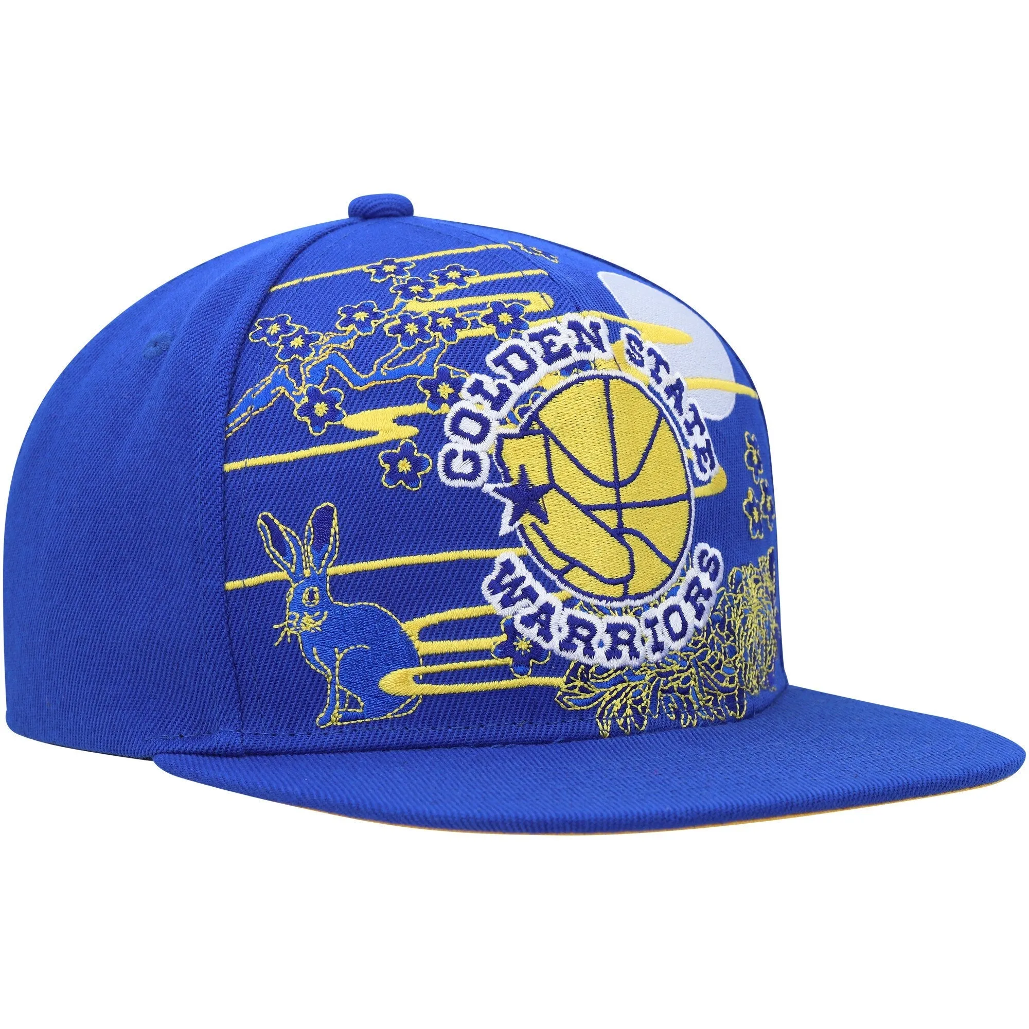 Men's Mitchell & Ness NBA Ah Snapback Hwc Warriors - Blue sold by Zulily product image thumbnail 3