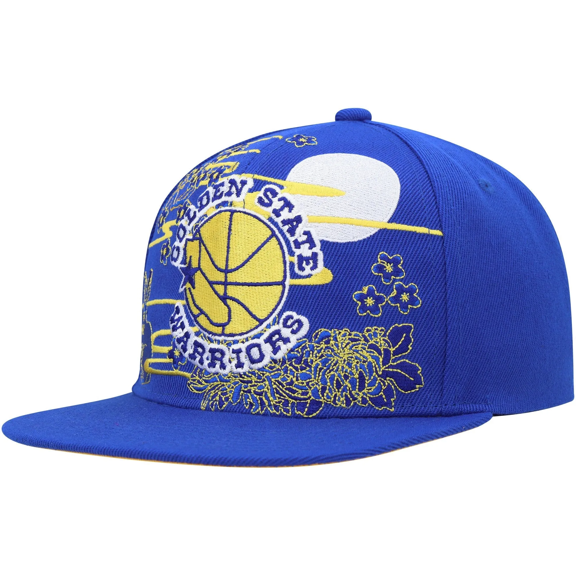 Men's Mitchell & Ness NBA Ah Snapback Hwc Warriors - Blue sold by Zulily