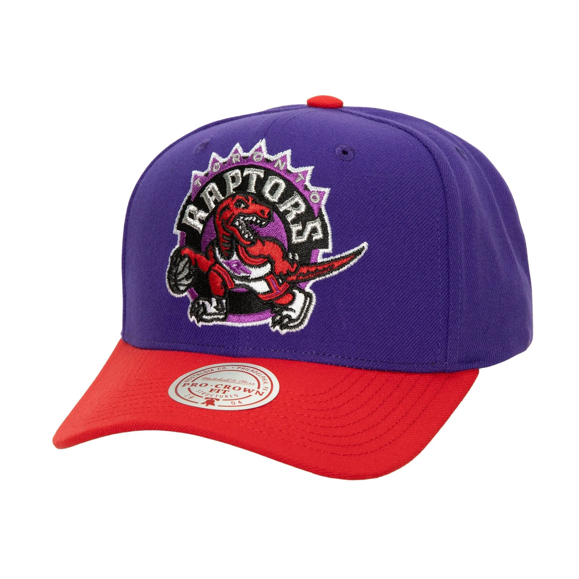 Men's Mitchell & Ness NBA Xl Pro Snapback Hwc Raptors sold by Zulily